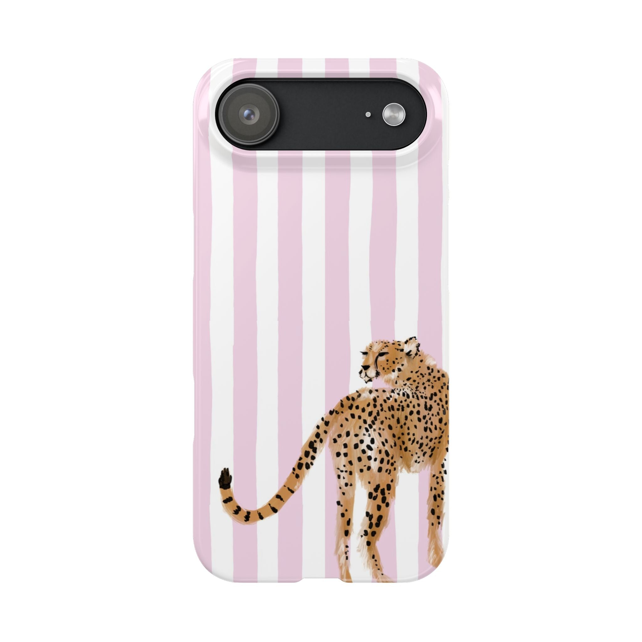 Preppy Cheetah Slim Phone Case