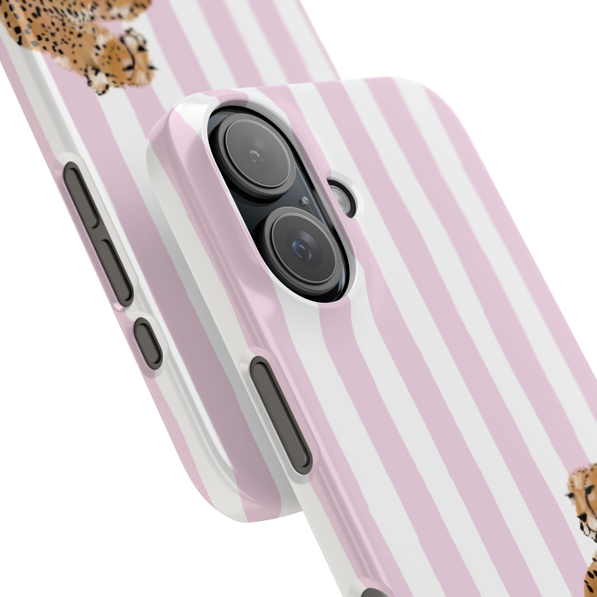 Preppy Cheetah Slim Phone Case