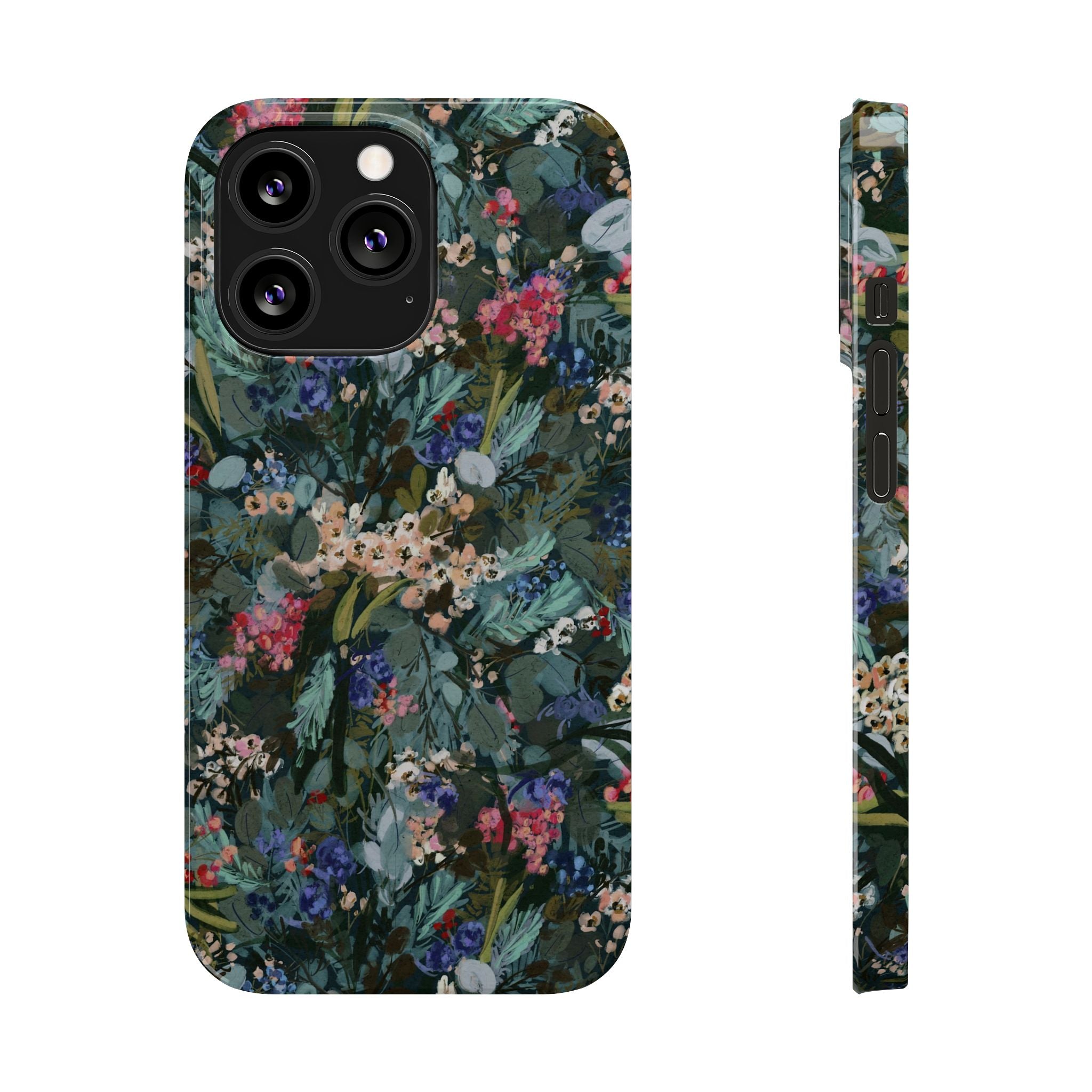 Winter Berry Slim Phone Case
