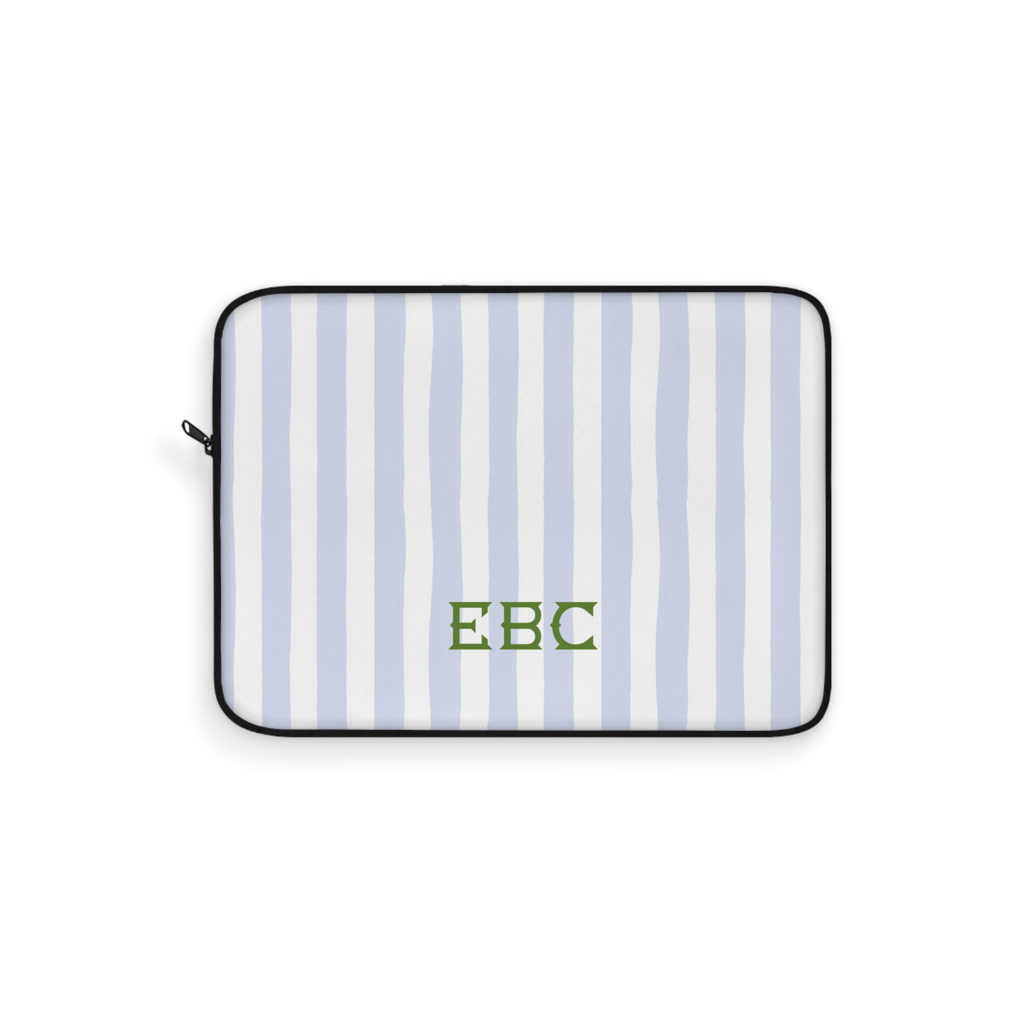Seaside Stripes Monogrammed Laptop Sleeve