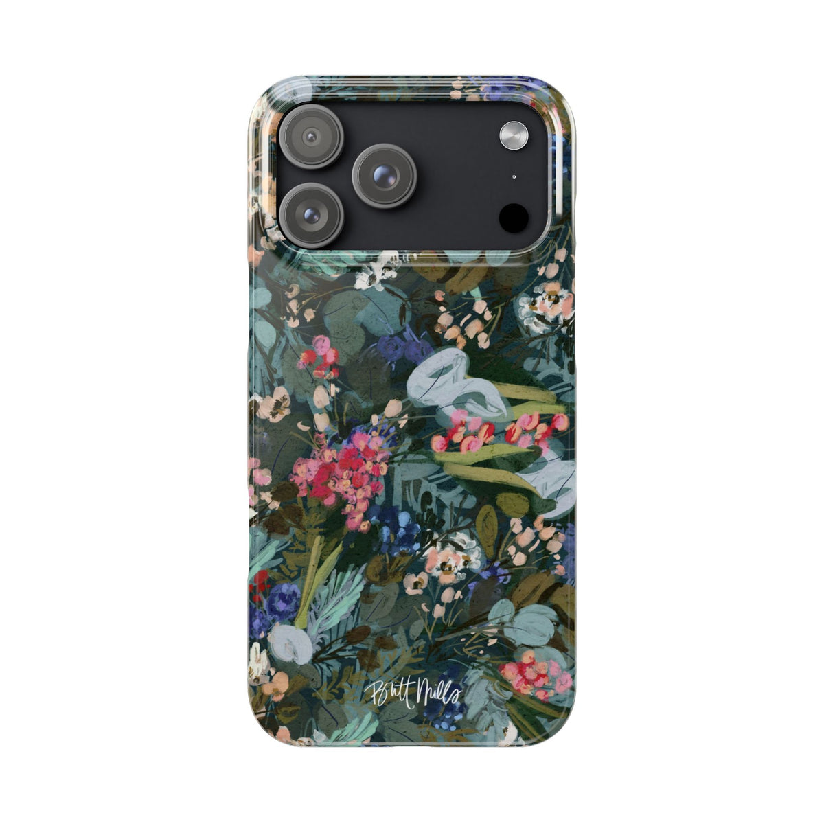 Winter Berry Slim Phone Case