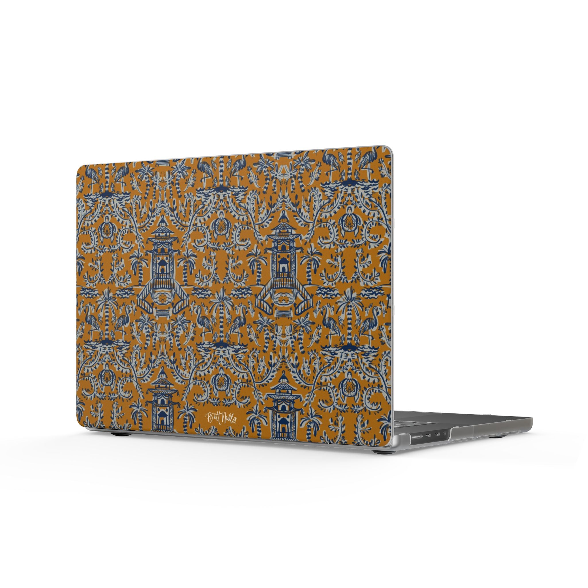 Soirée Orange Matte MacBook Cases