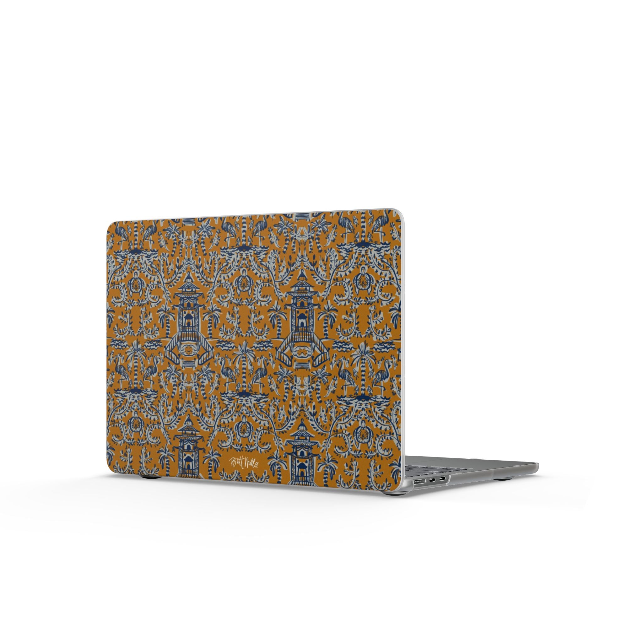 Soirée Orange Matte MacBook Cases