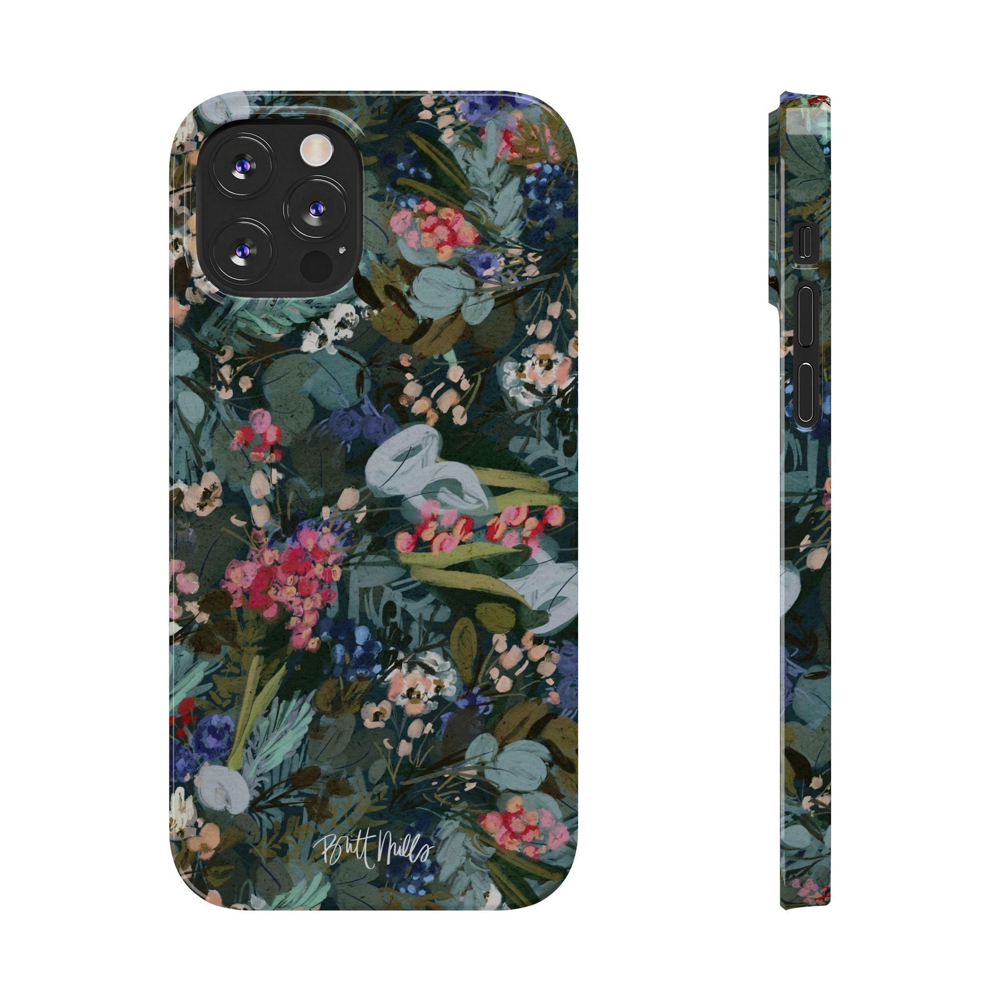 Winter Berry Slim Phone Case