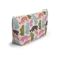 Safari Society Striped Monogrammed Pouch
