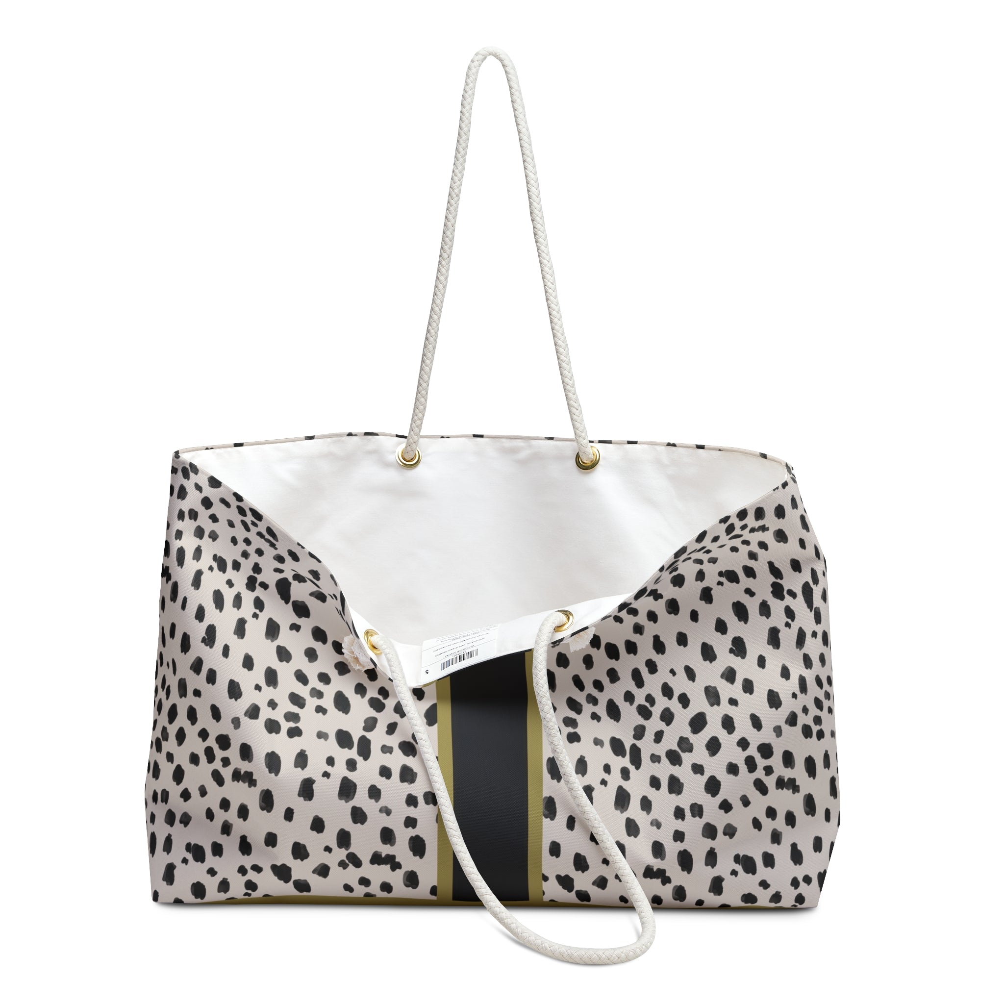 Bella II Striped Monogrammed Mahjong Bag