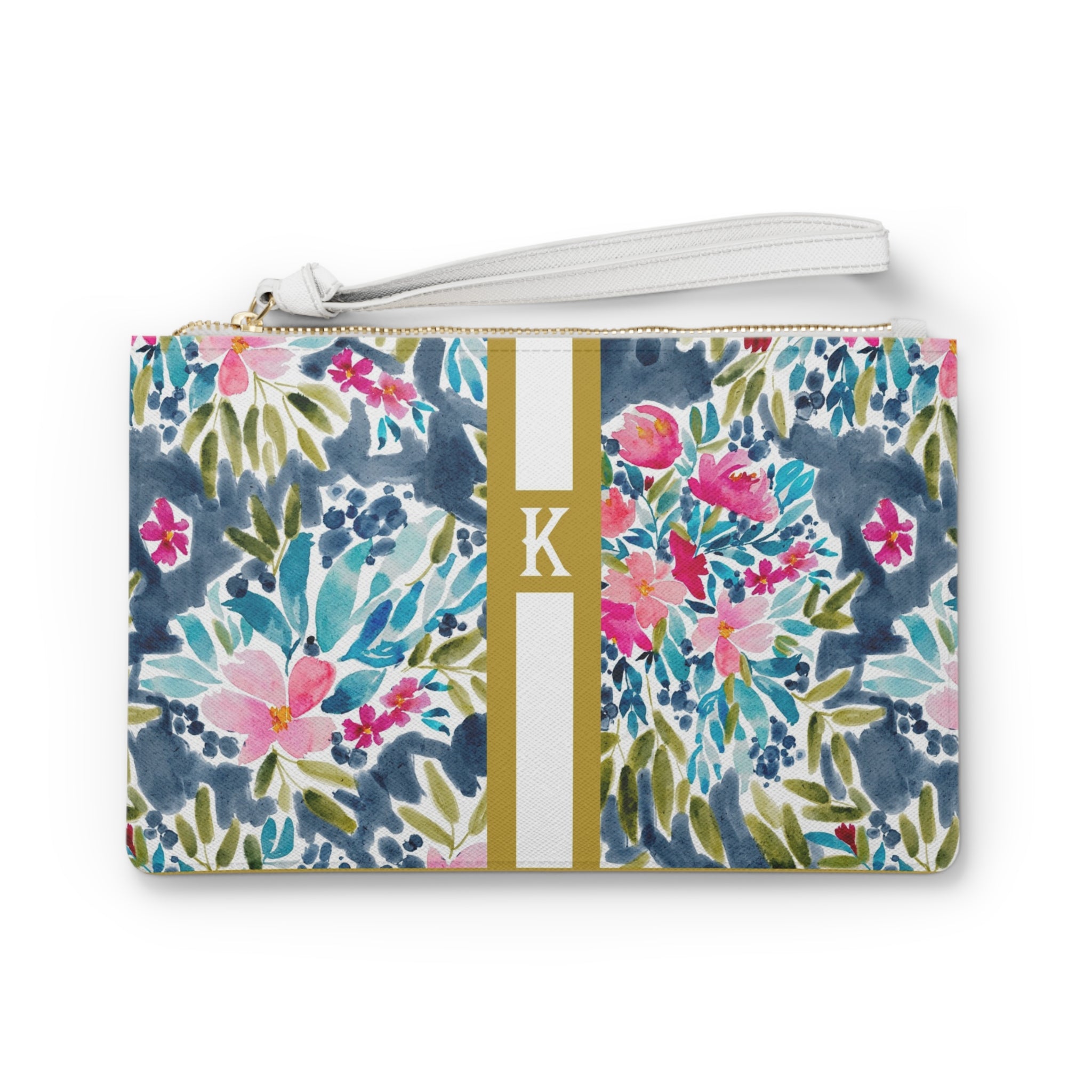 Aria Striped Monogrammed Mahjong Card Holder