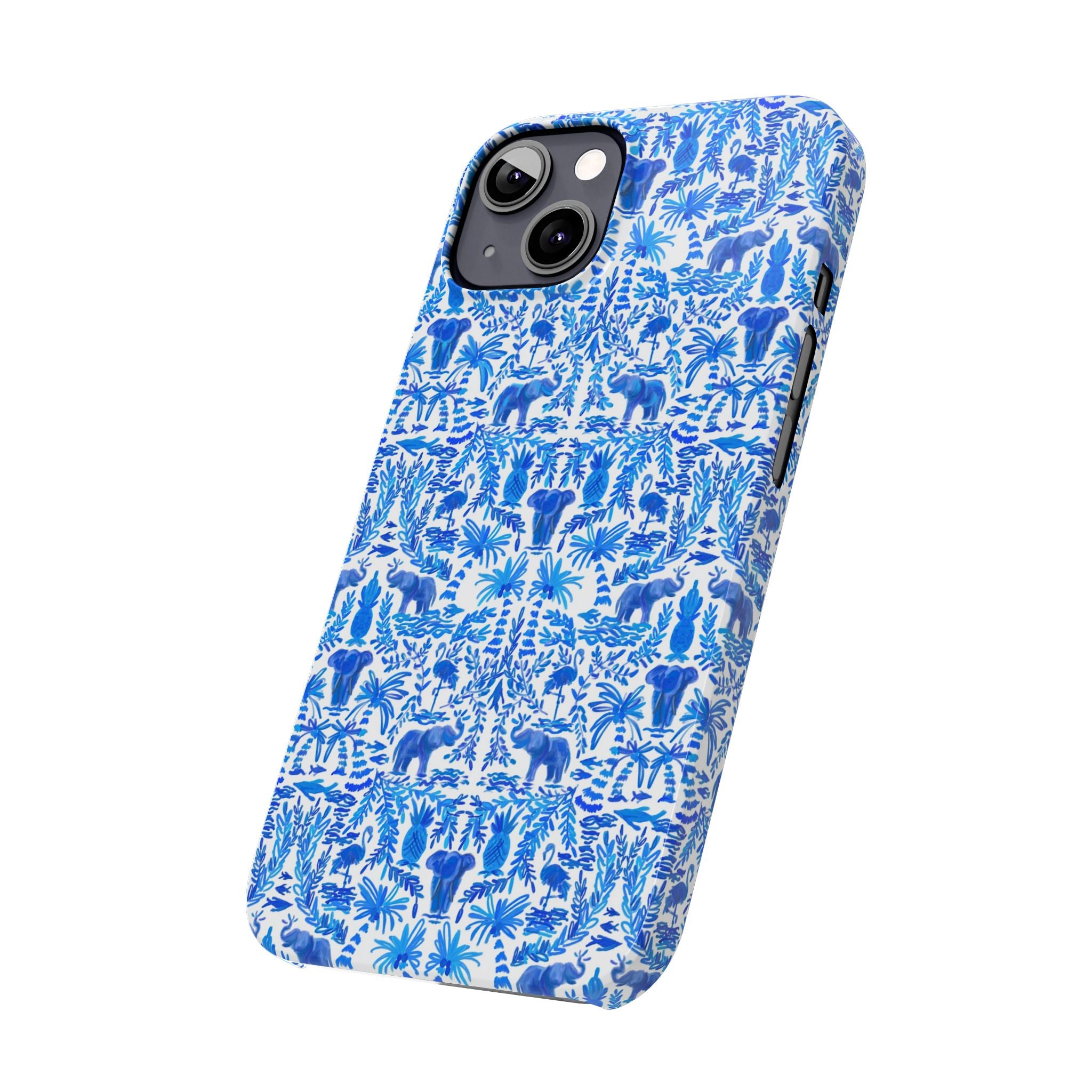 Elephant Fun Slim Phone Case