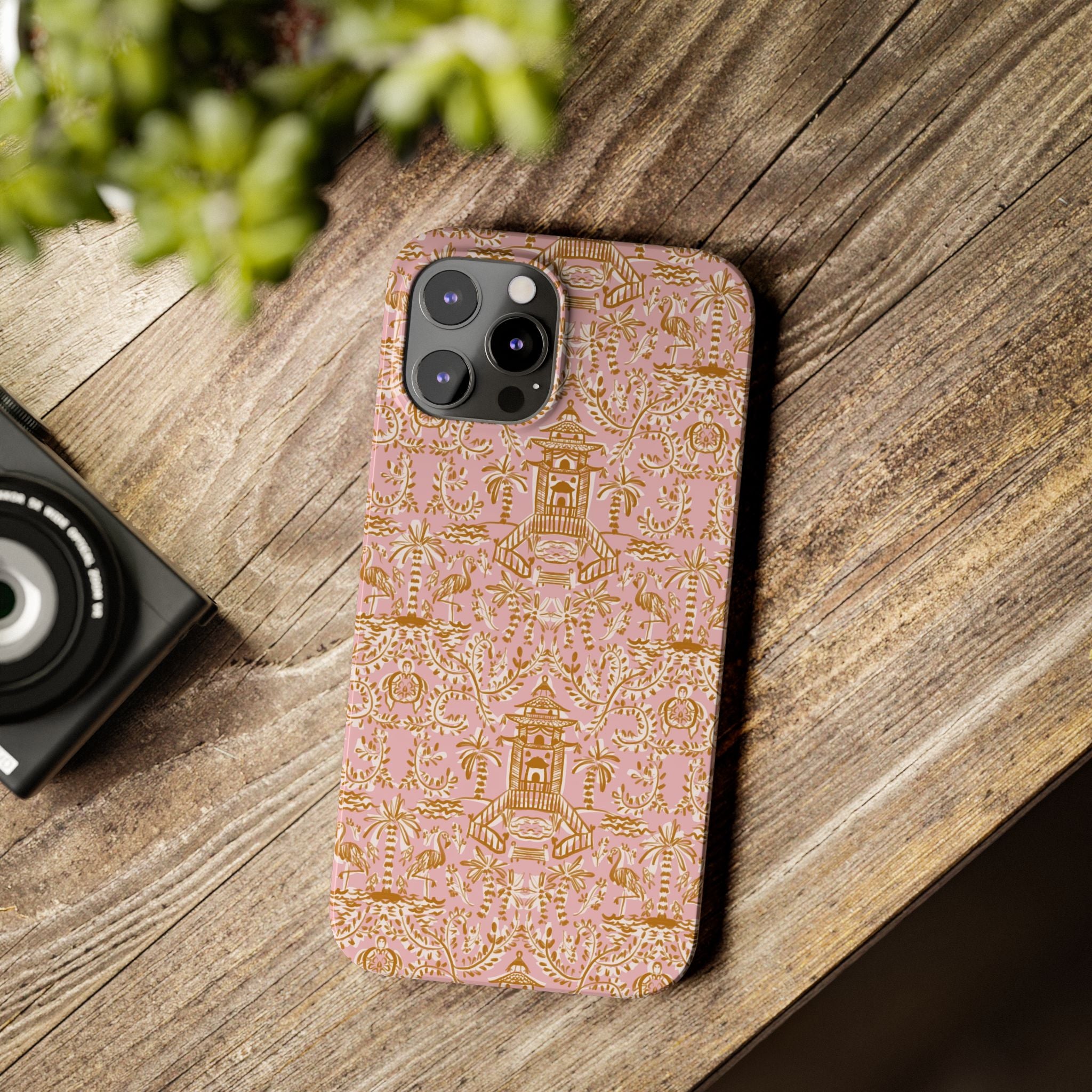 Soirée Pink Slim Phone Case
