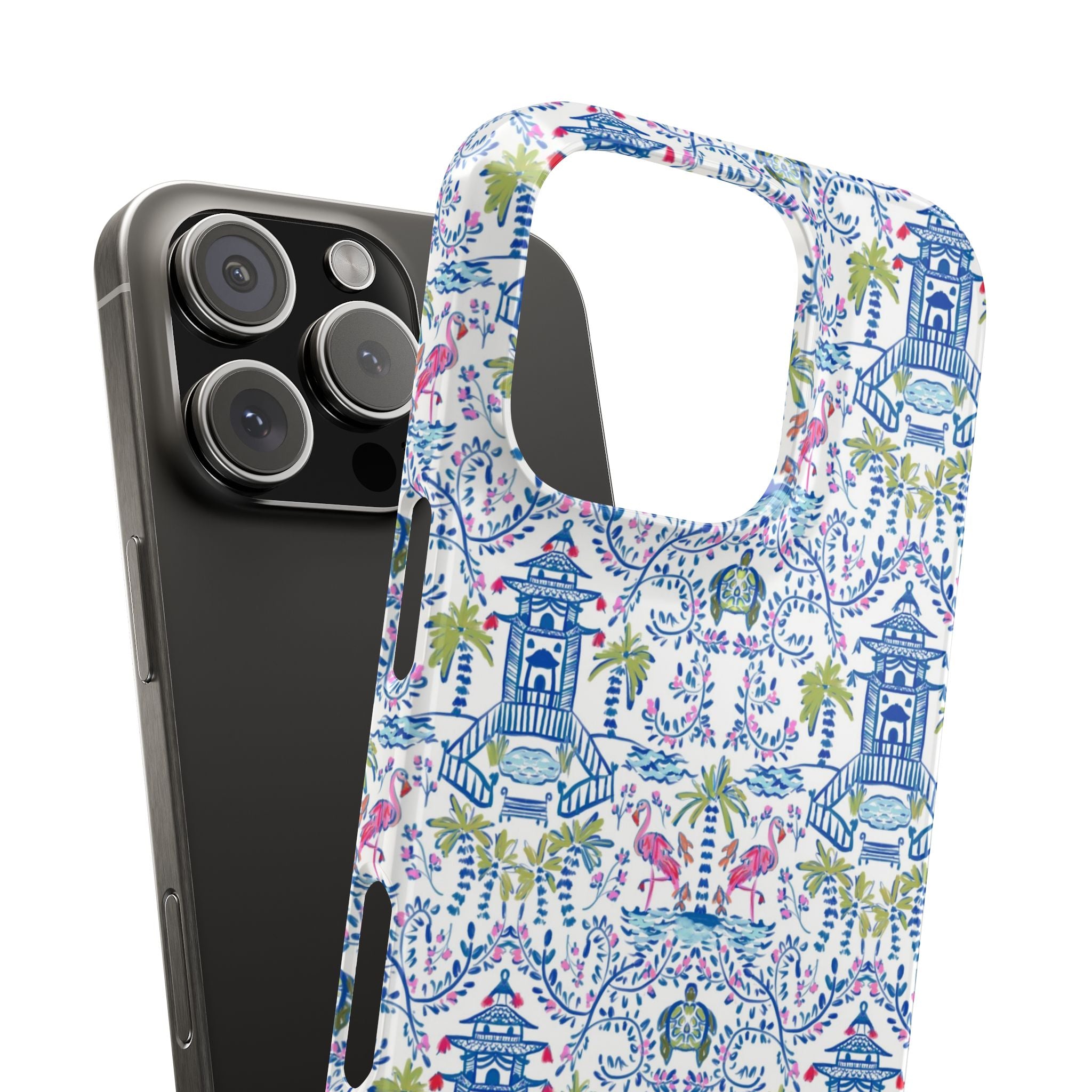 Colorful Chinoiserie Slim Phone Case