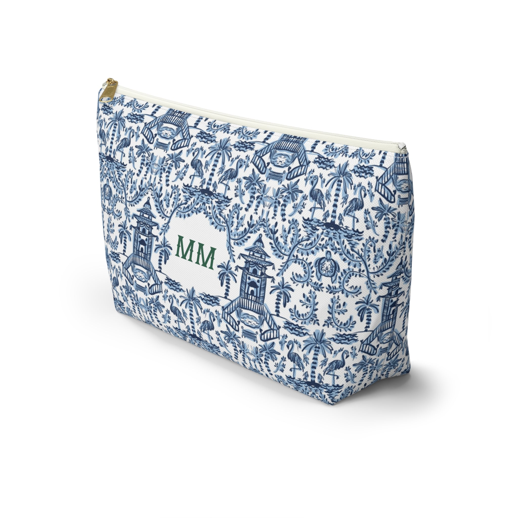 Palm Beach Monogrammed Mahjong Tile Pouch