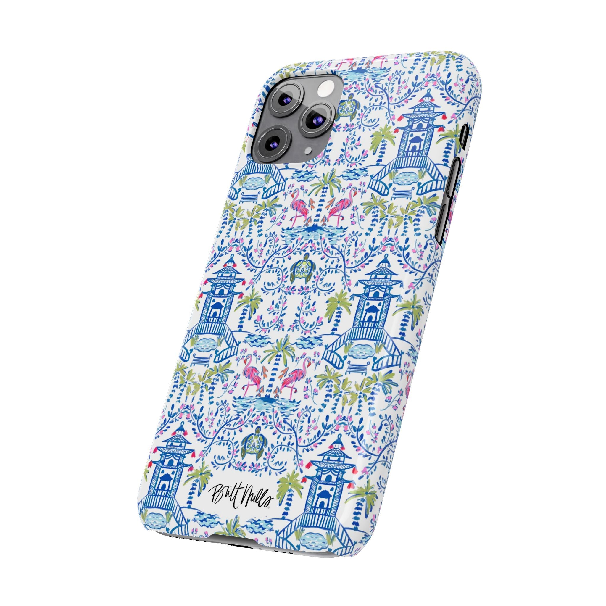 Colorful Chinoiserie Slim Phone Case