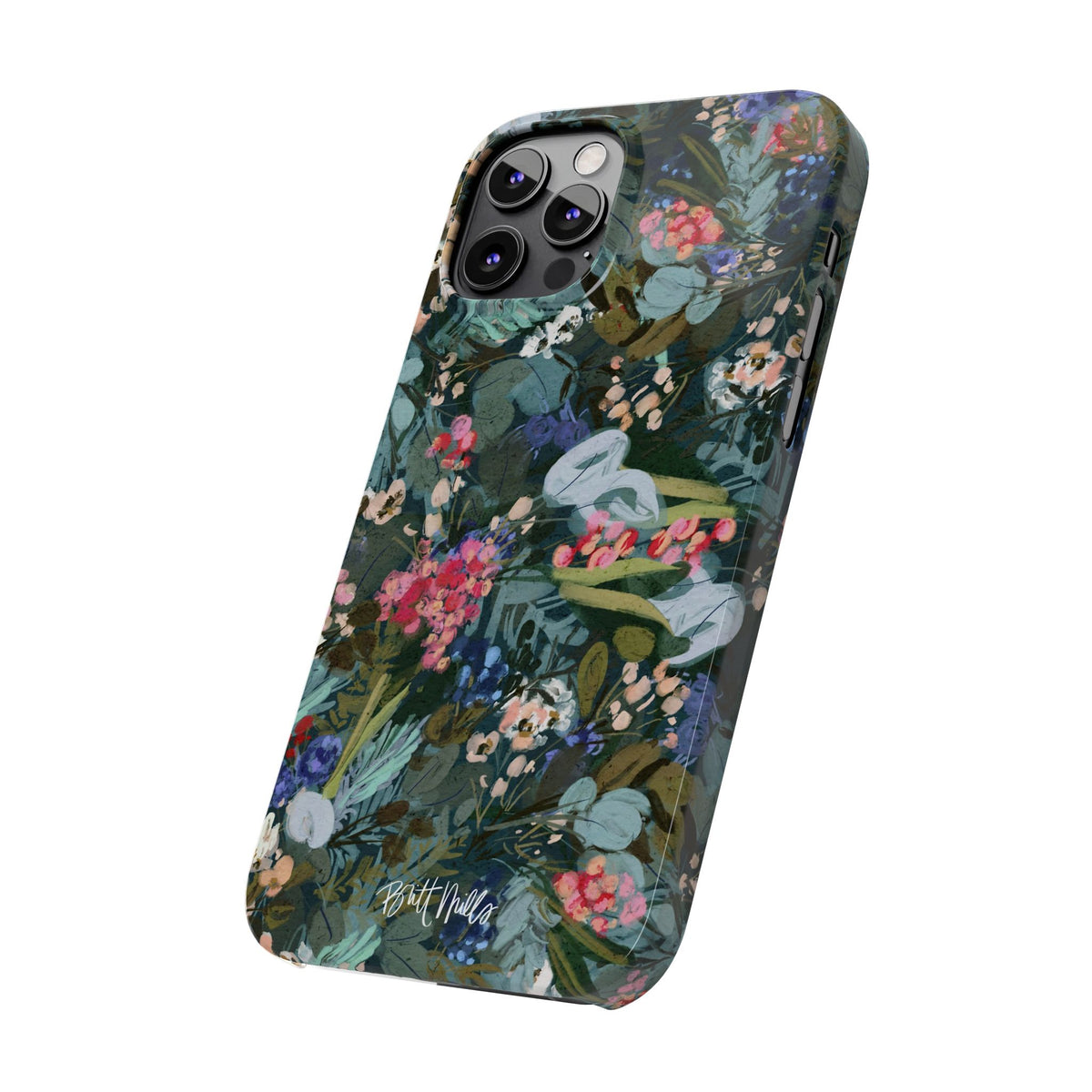Winter Berry Slim Phone Case