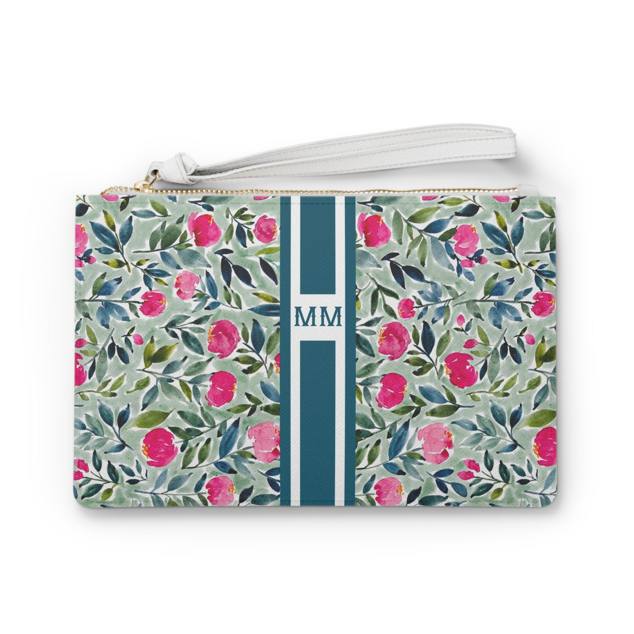 Flora Striped Monogrammed Mahjong Card Holder