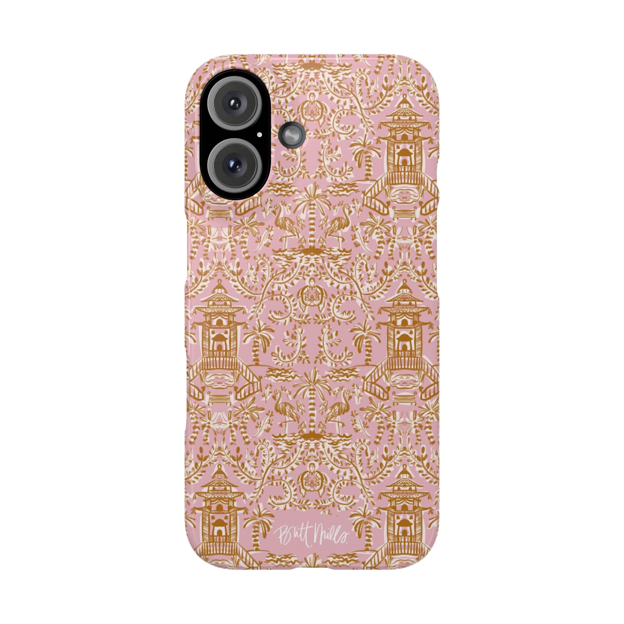 Soirée Pink Slim Phone Case
