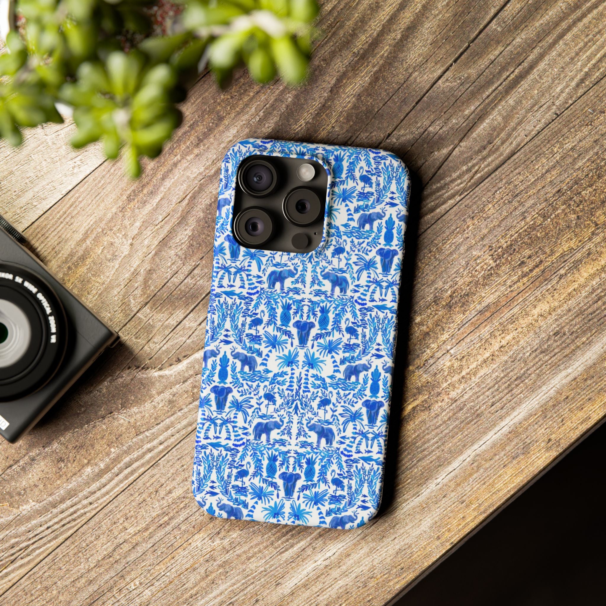 Elephant Fun Slim Phone Case
