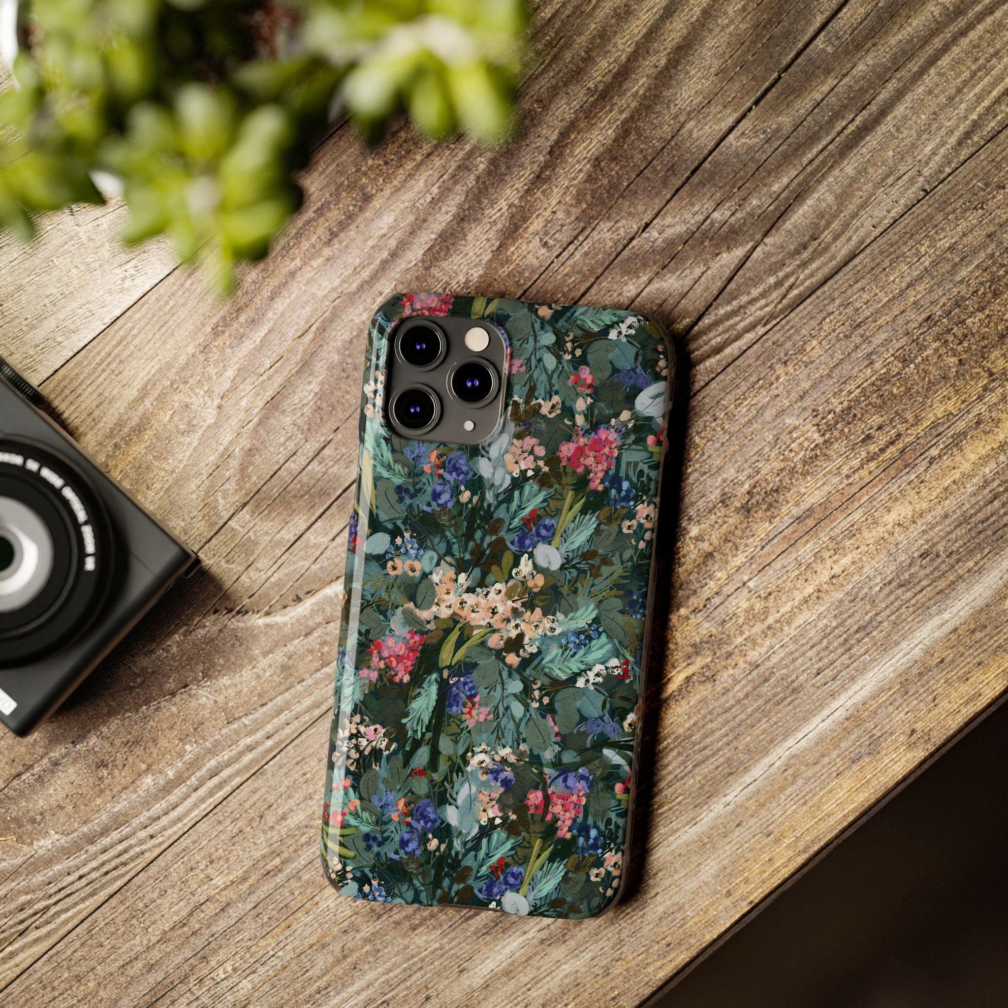 Winter Berry Slim Phone Case