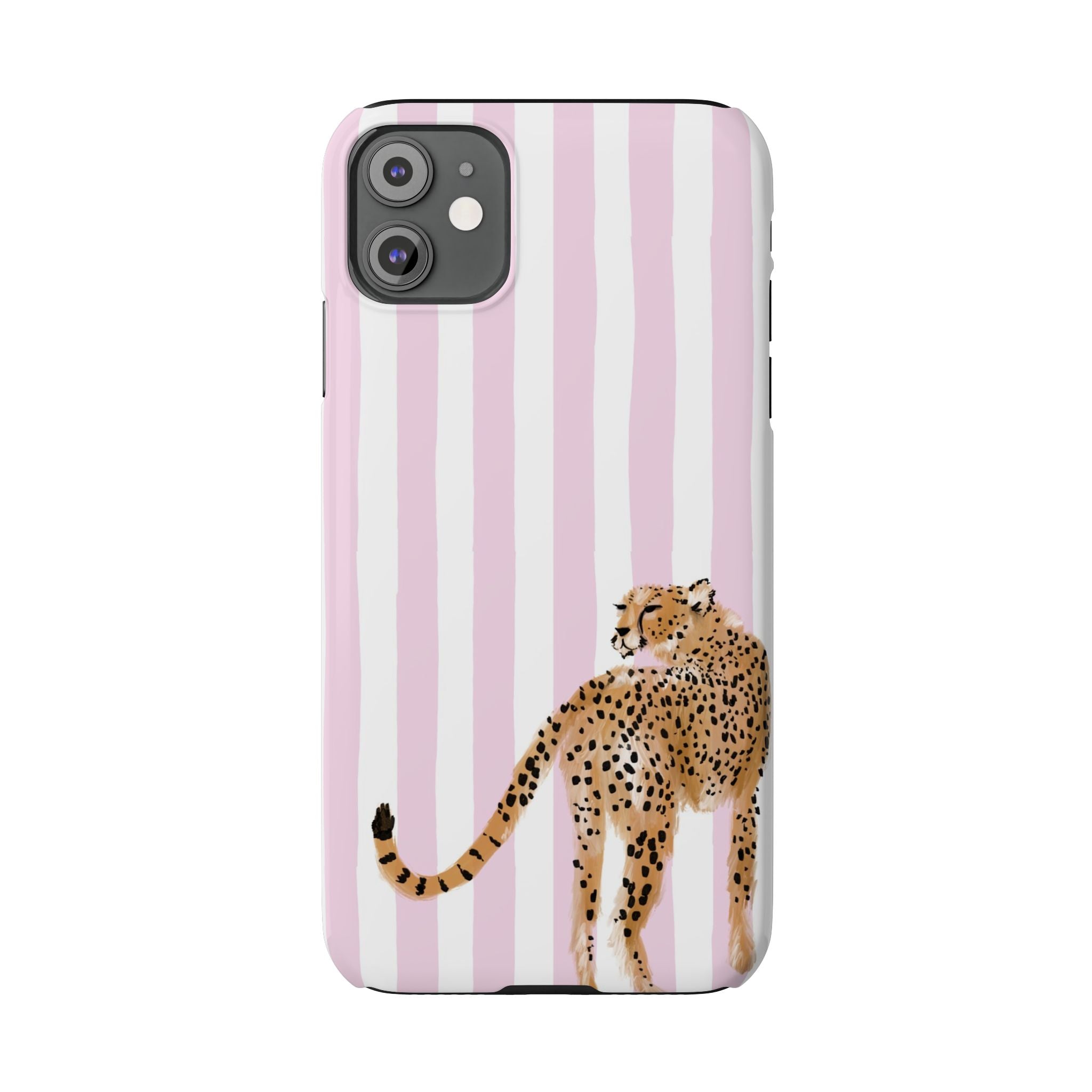 Preppy Cheetah Slim Phone Case