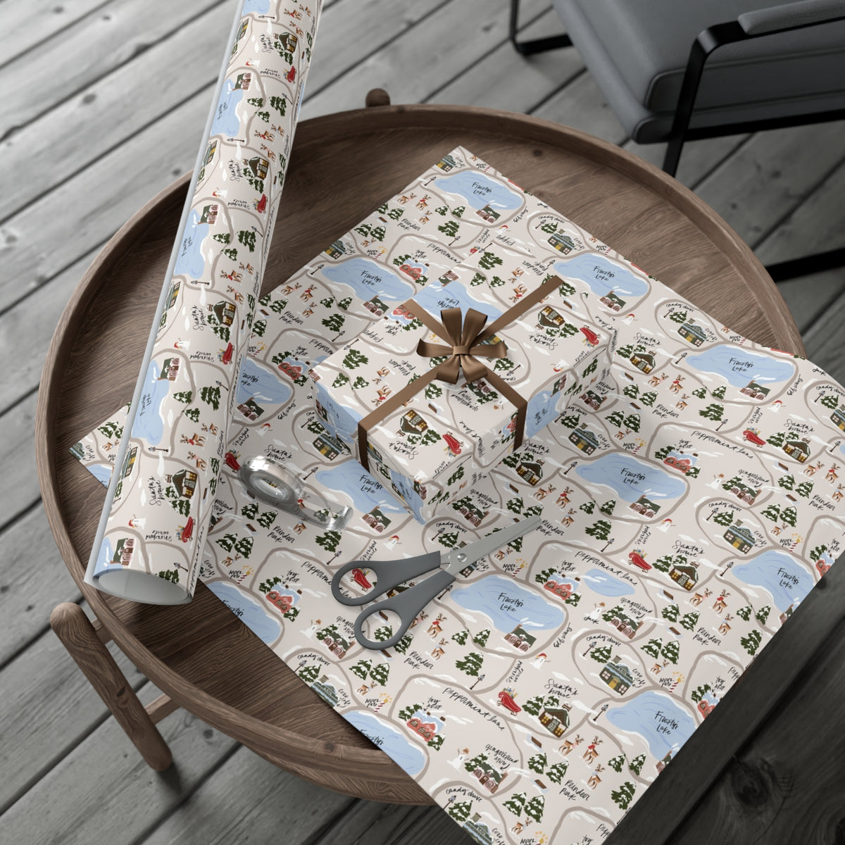 North Pole Adventure Wrapping Paper