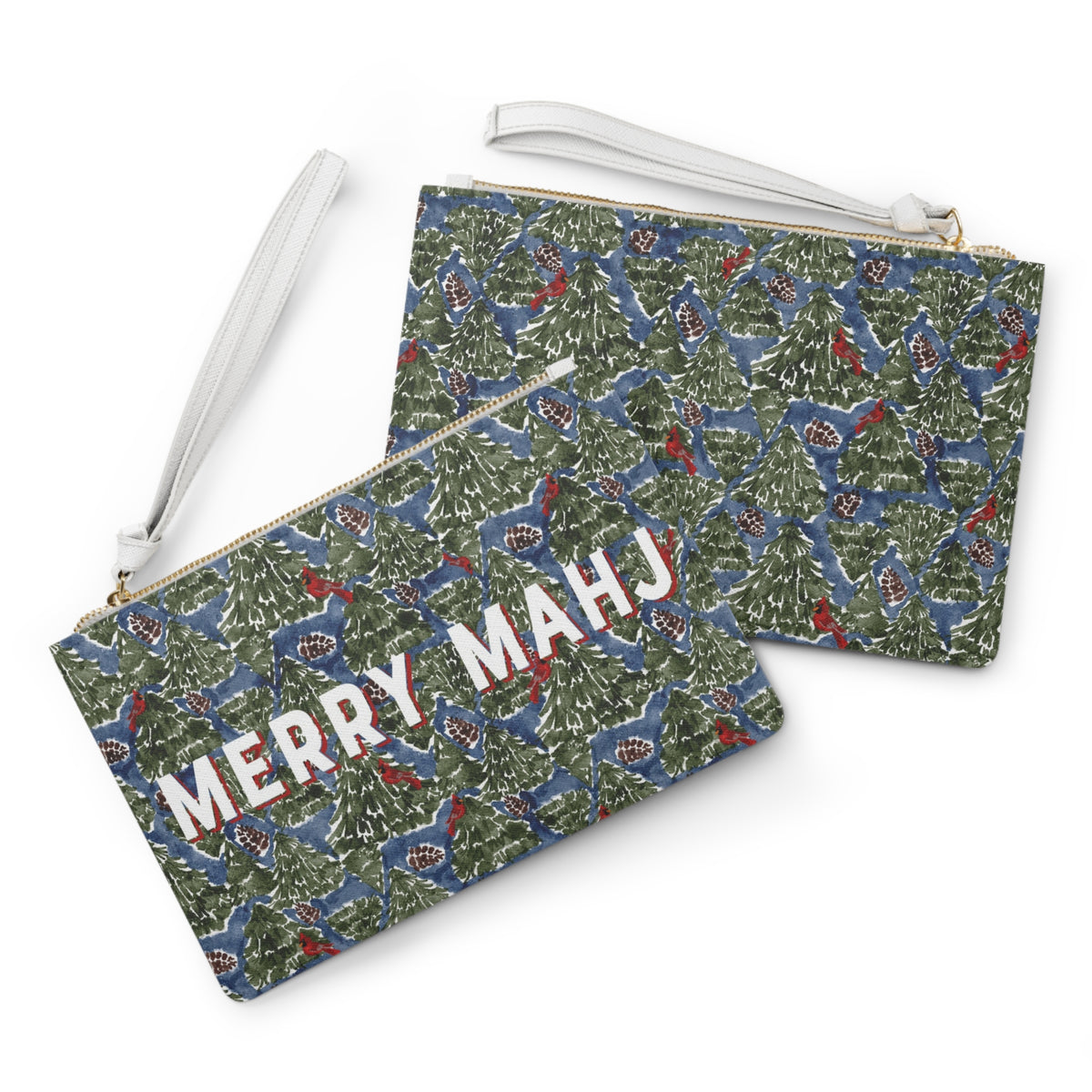 Merry Mahj Holiday Mahjong Card Holder in Merry Wood