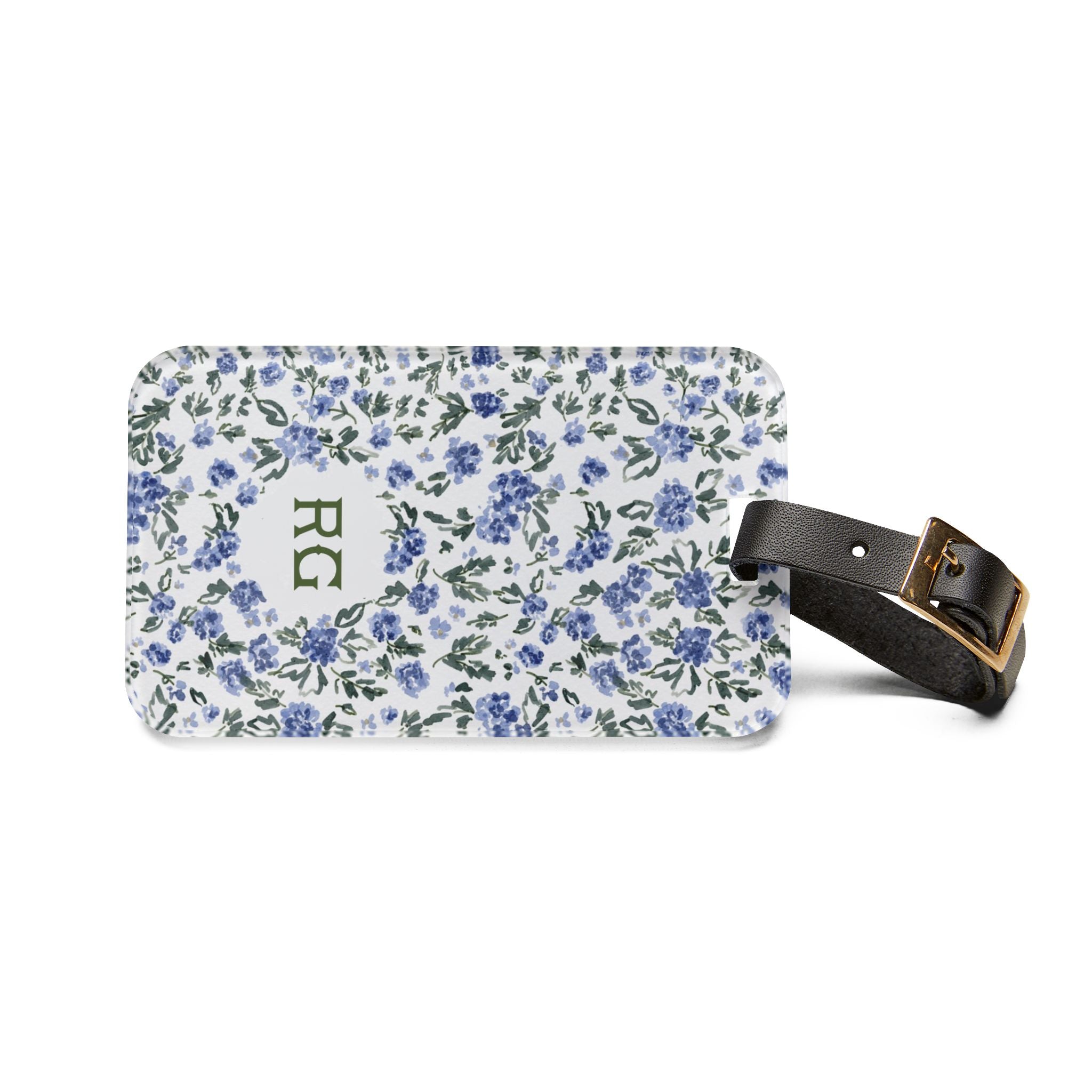 English Contryside Monogrammed Acrylic Luggage Tag