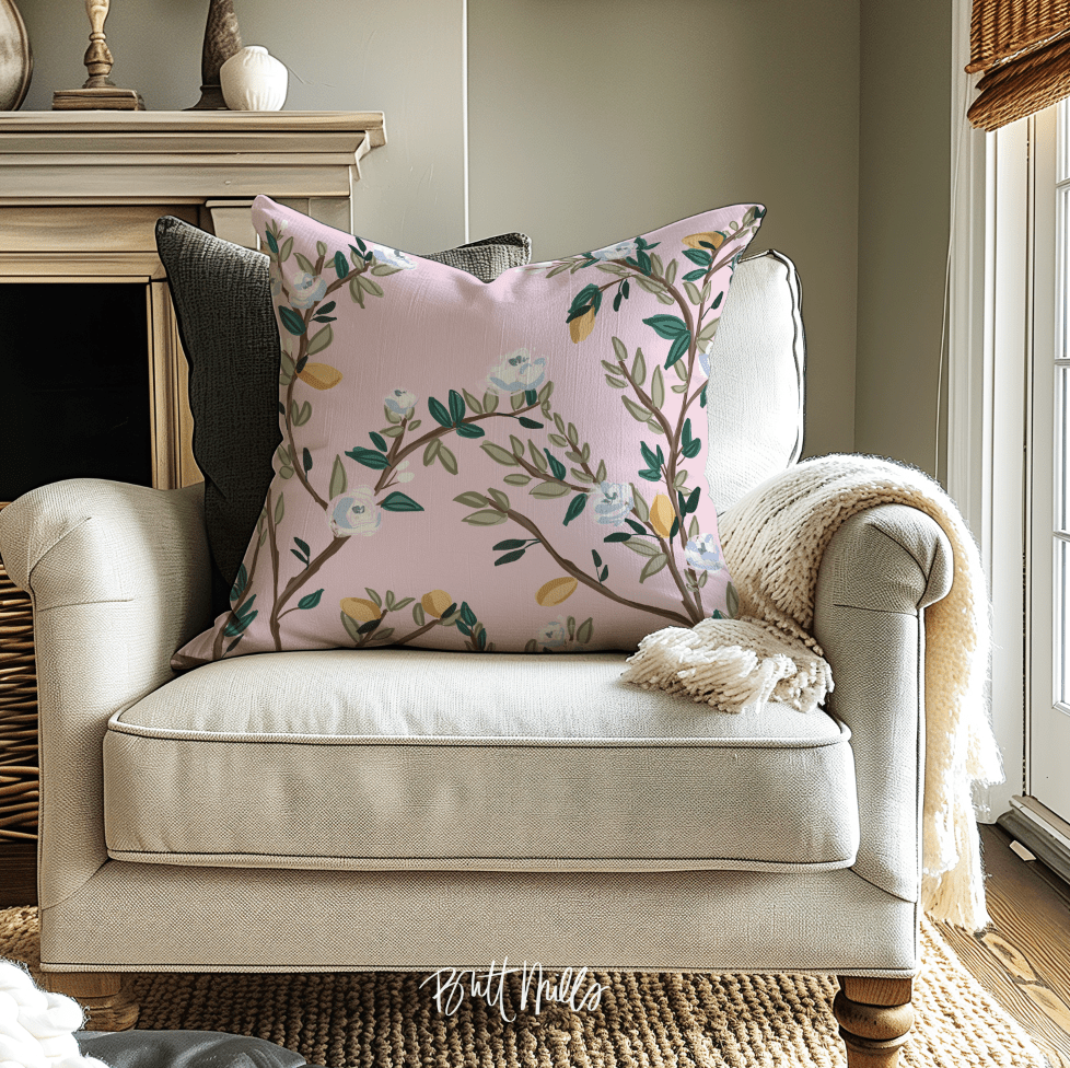 20" Pillow CasesBlossom Garden Throw Pillowcase 20"x20"Britt Mills Design
