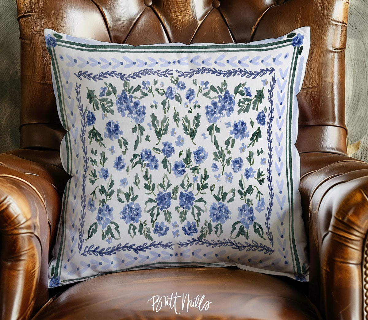 20" Pillow CasesLove Story Throw Pillowcase 20"x20"Britt Mills Design