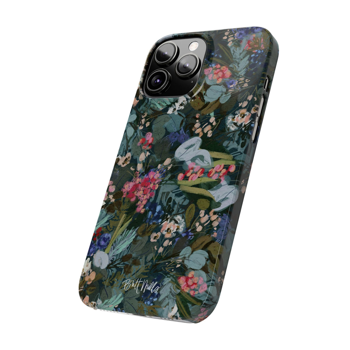 Winter Berry Slim Phone Case