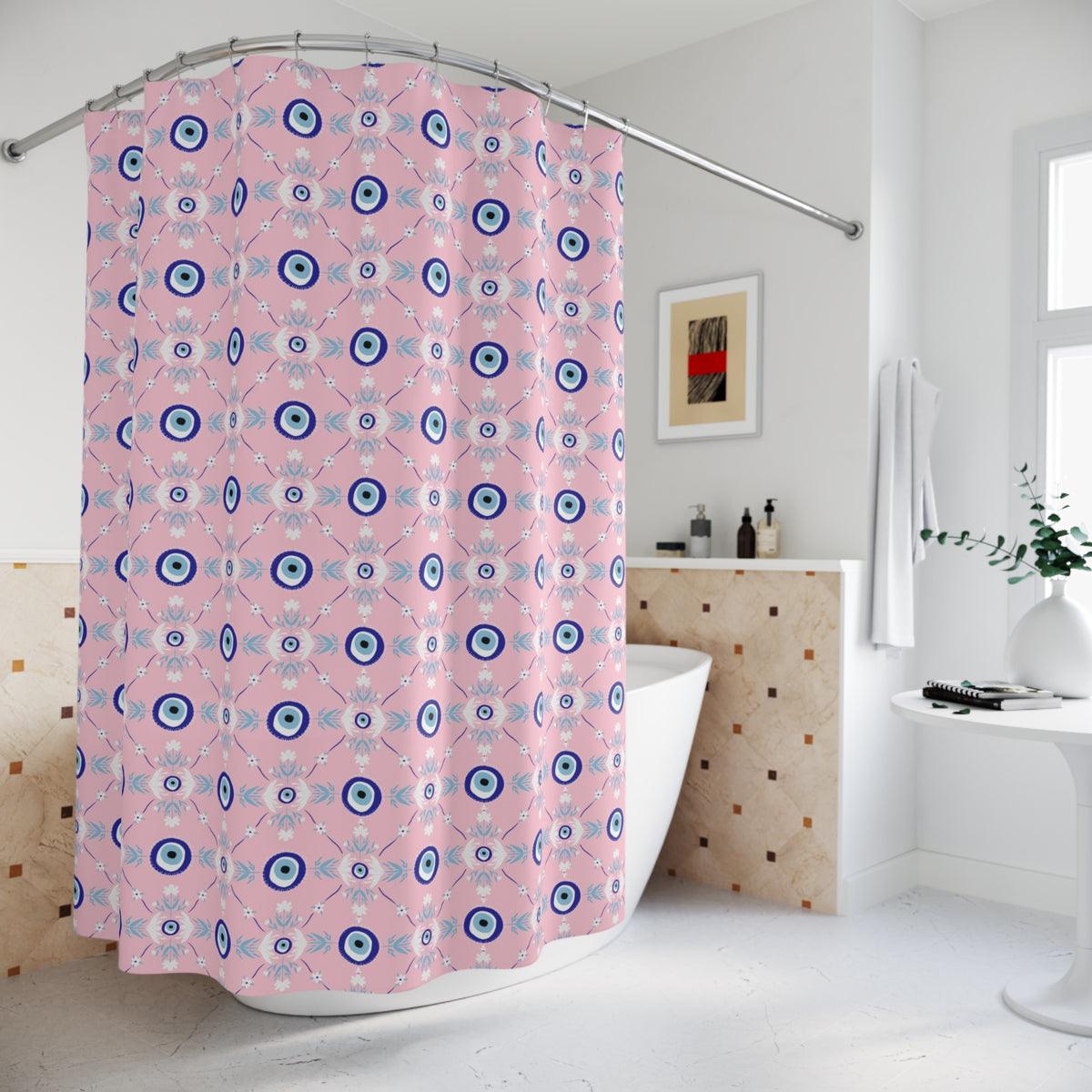 Evil Eye Shower Curtain