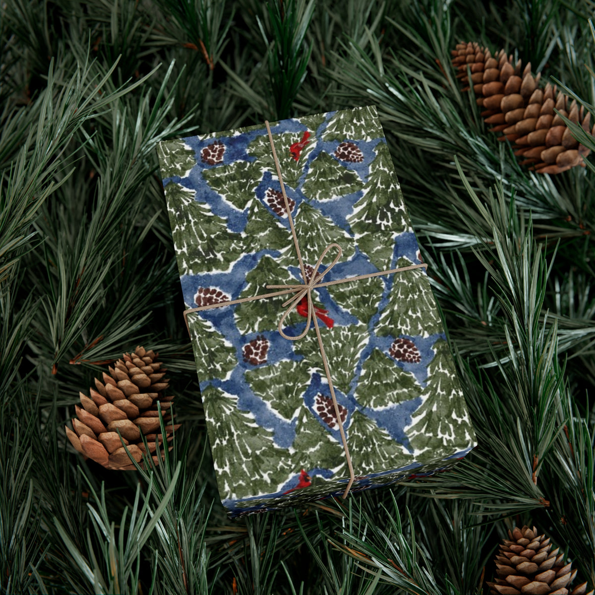 Christmas Pines Wrapping Paper