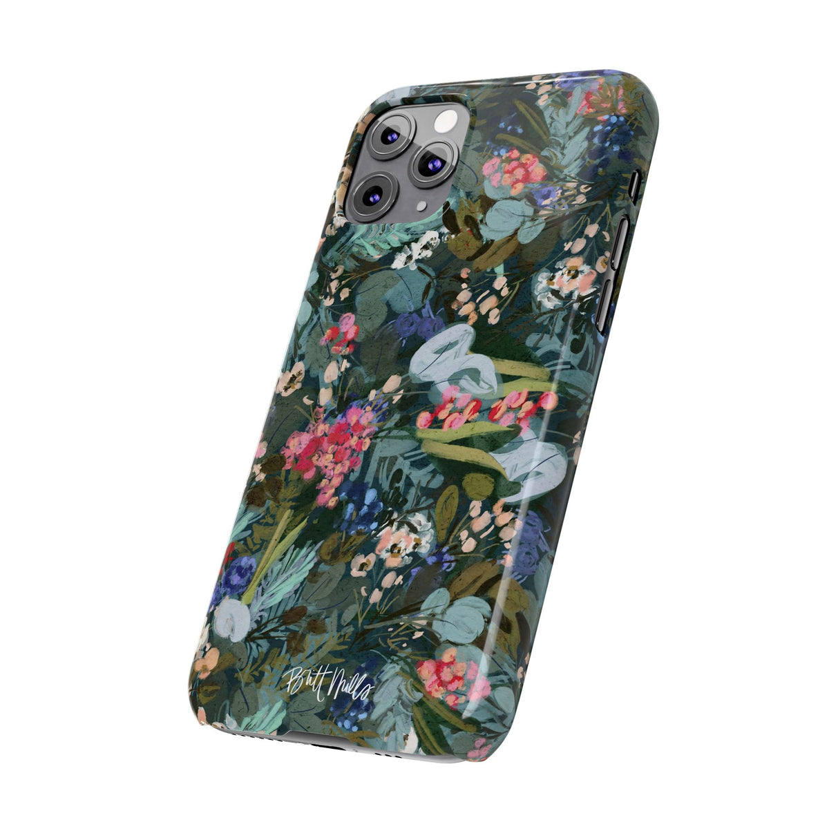 Winter Berry Slim Phone Case