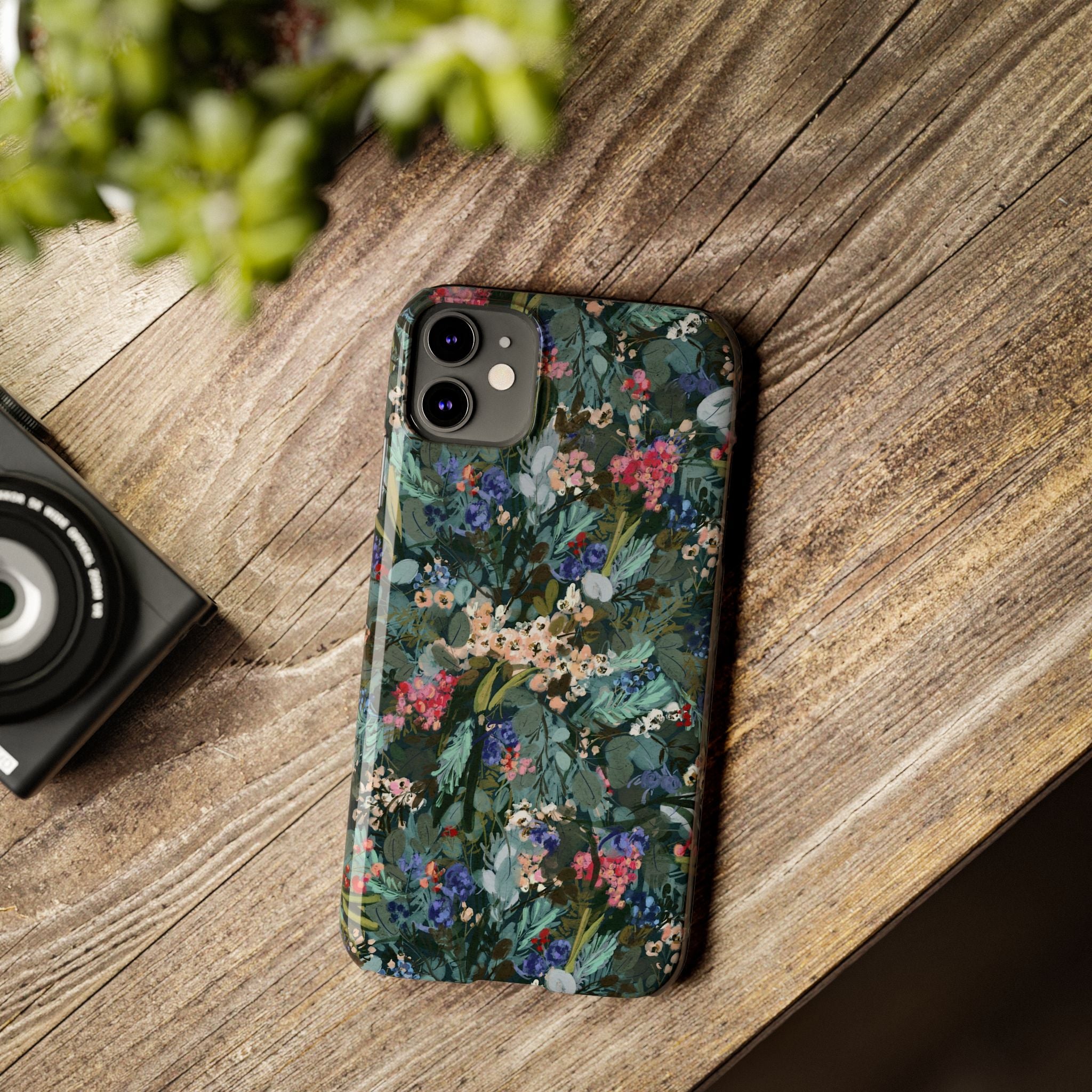 Winter Berry Slim Phone Case