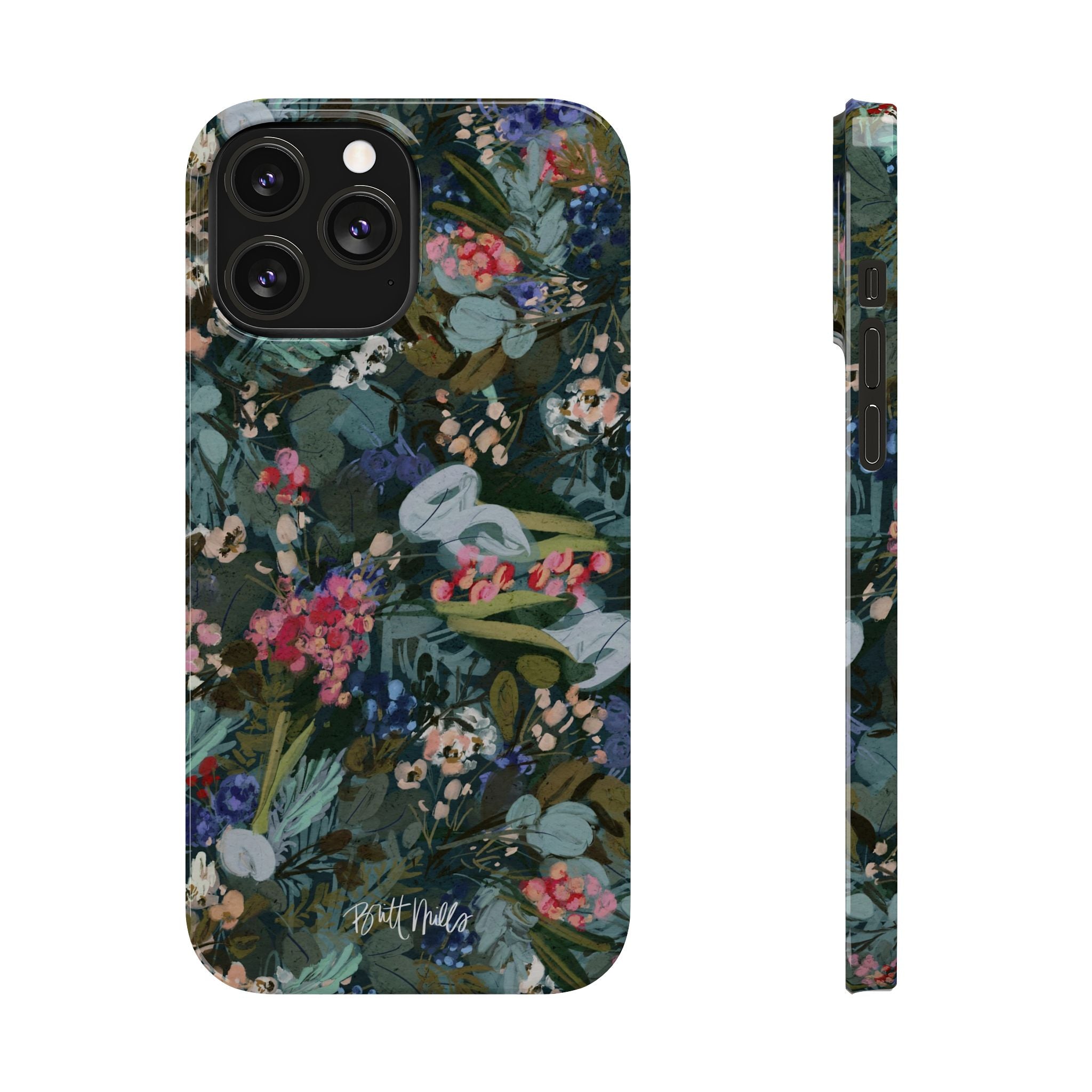 Winter Berry Slim Phone Case