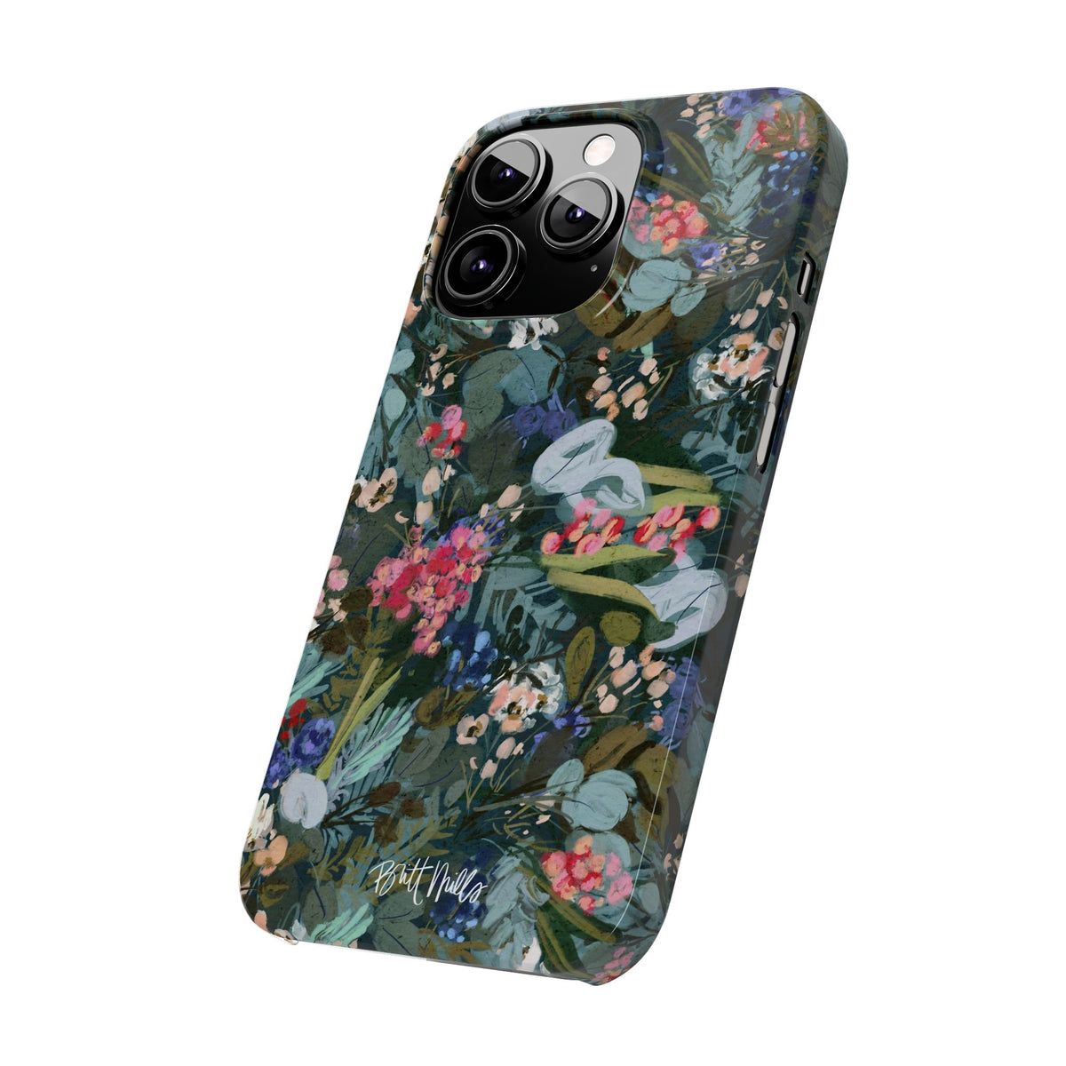 Winter Berry Slim Phone Case