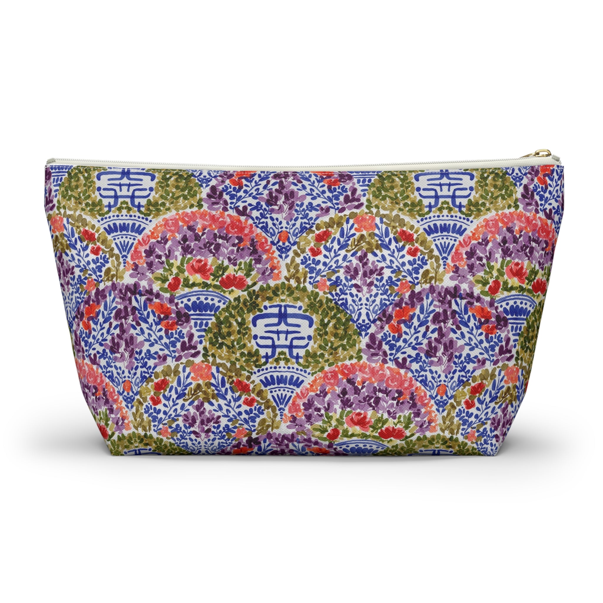 Dynasty Striped Monogrammed Mahjong Tile Pouch