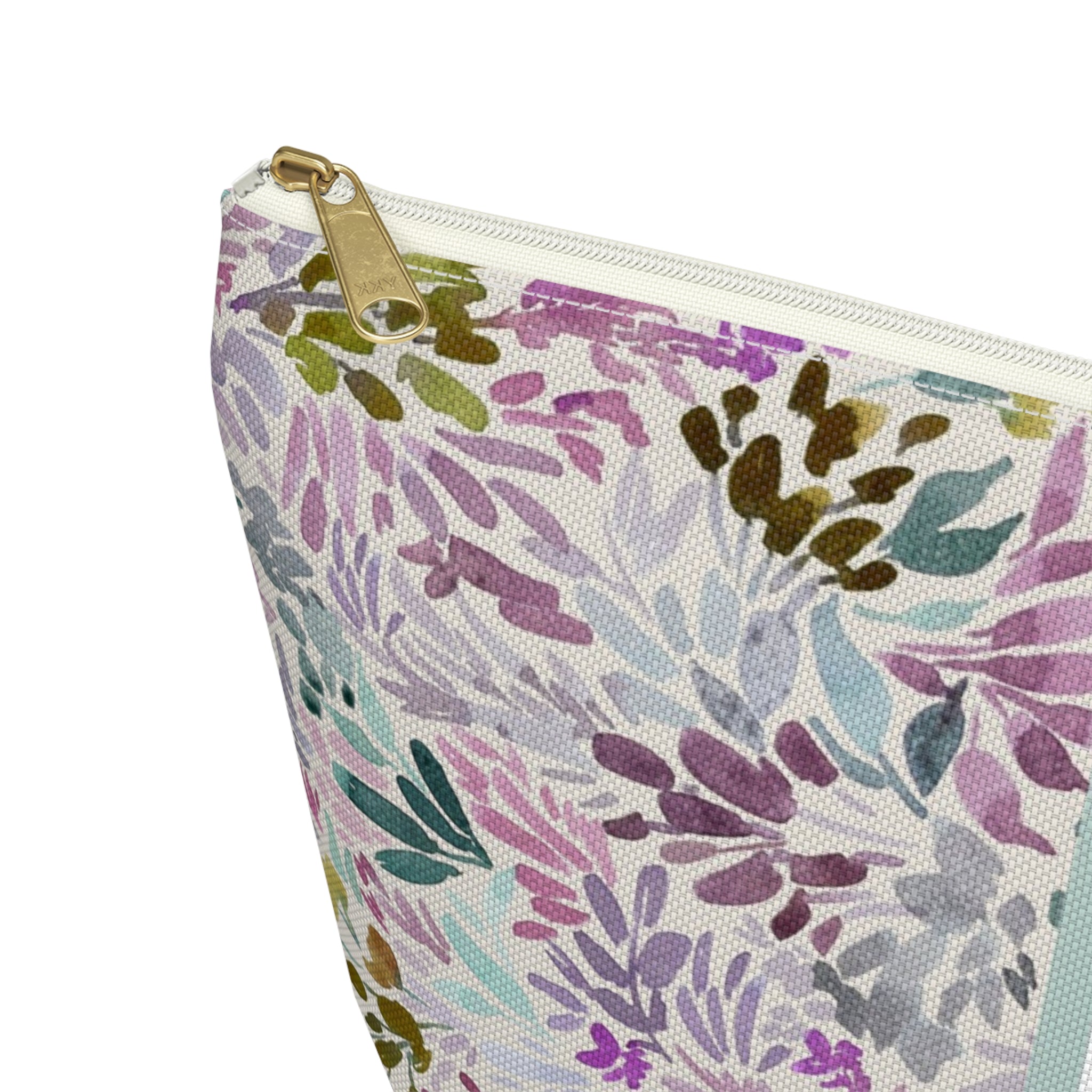 Daphne Striped Monogrammed Mahjong Tile Pouch