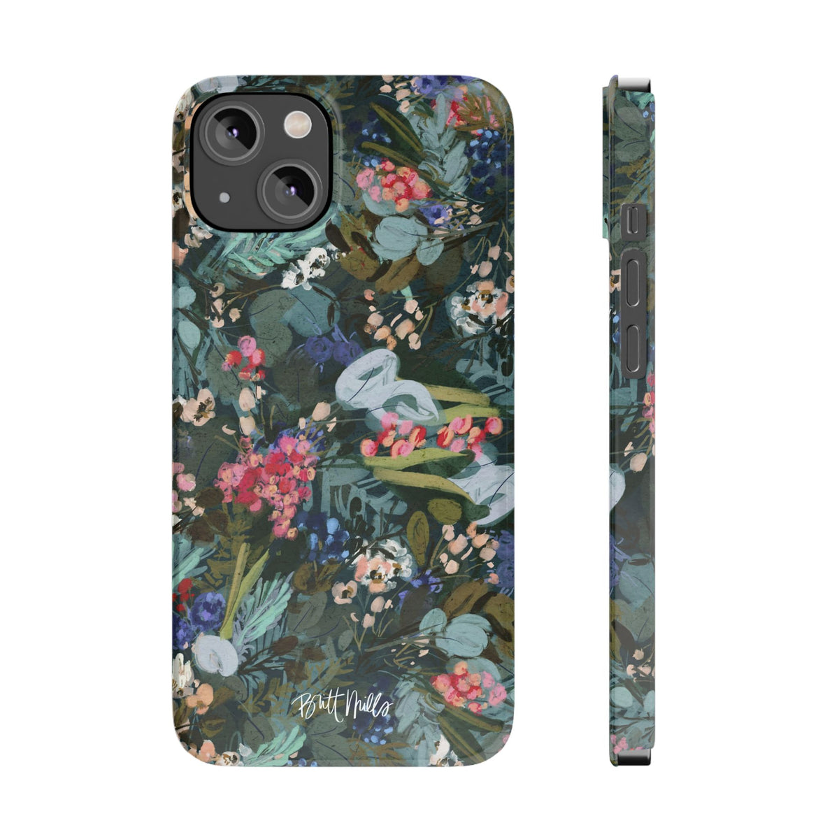 Winter Berry Slim Phone Case