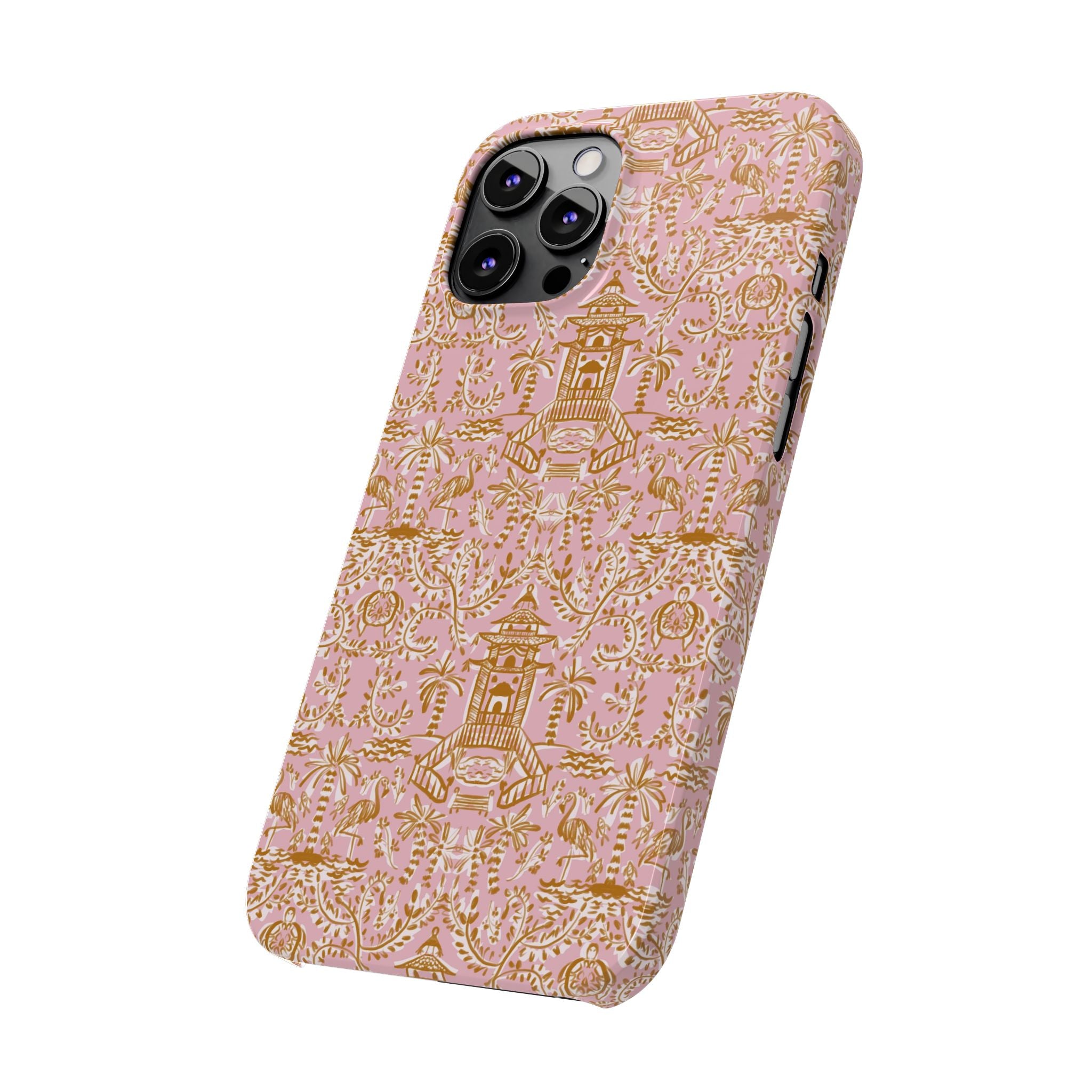 Soirée Pink Slim Phone Case