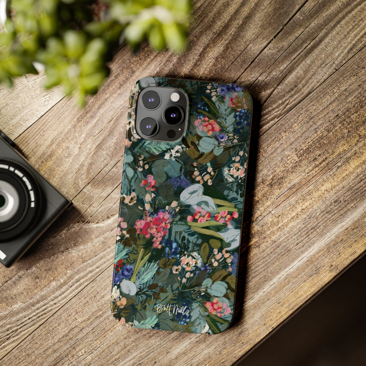 Winter Berry Slim Phone Case