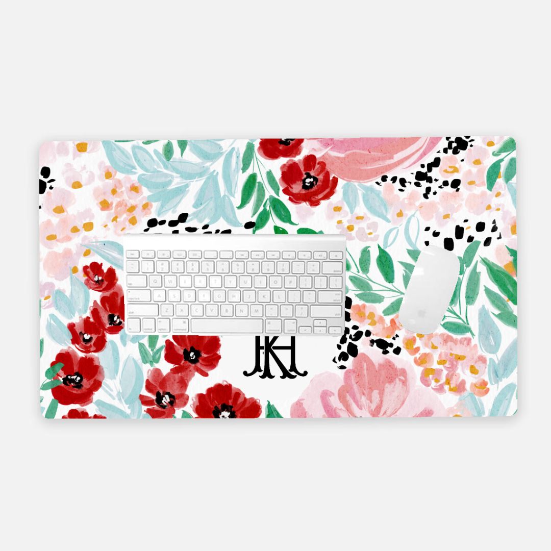 Colette Monogrammed Desk Mat - Large (24" x 14")