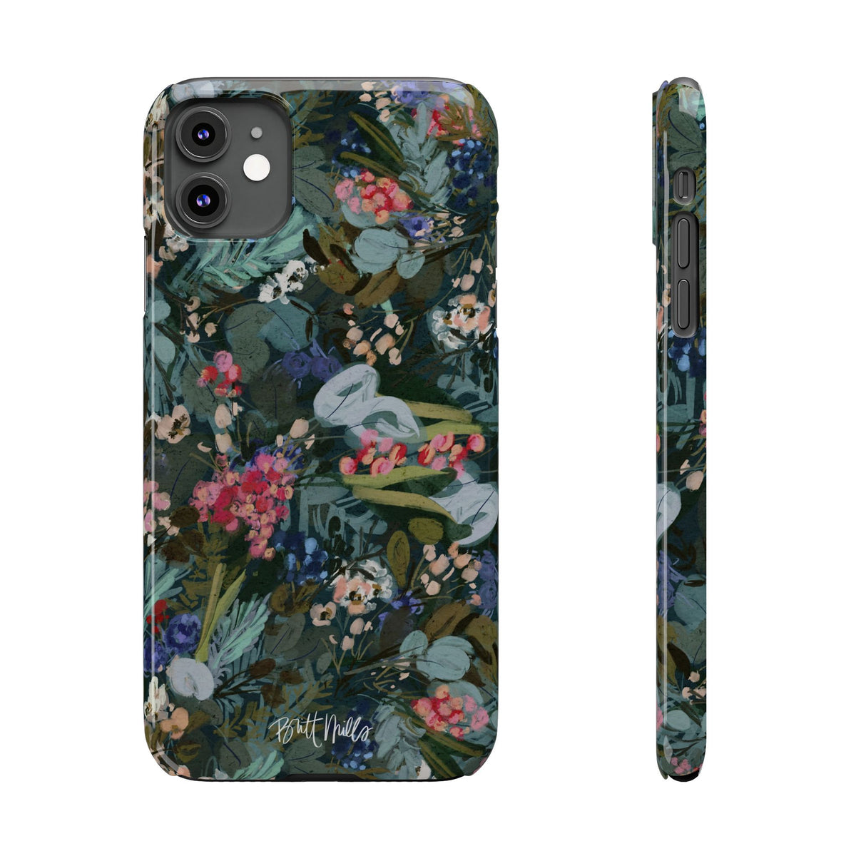 Winter Berry Slim Phone Case