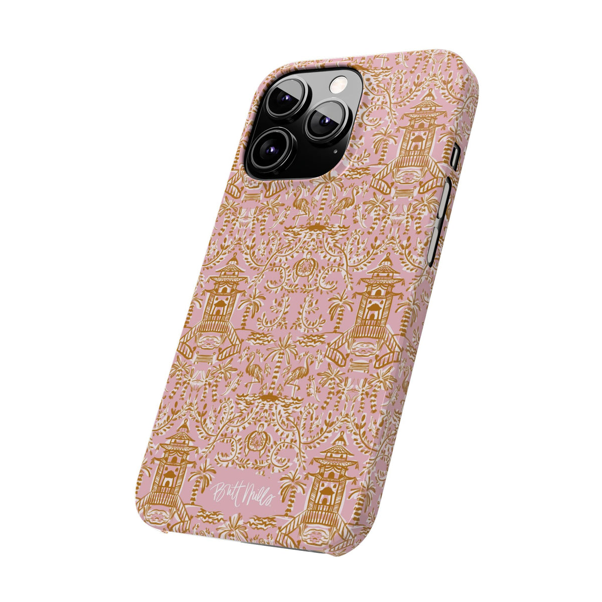 Soirée Pink Slim Phone Case