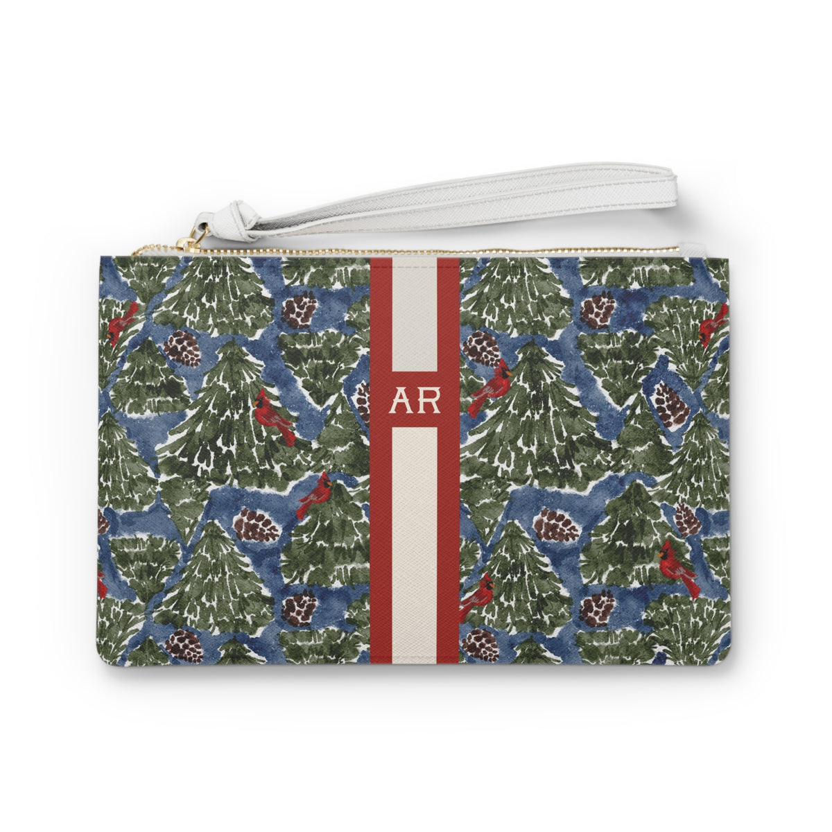 Merrywood Striped Monogrammed Mahjong Card Holder