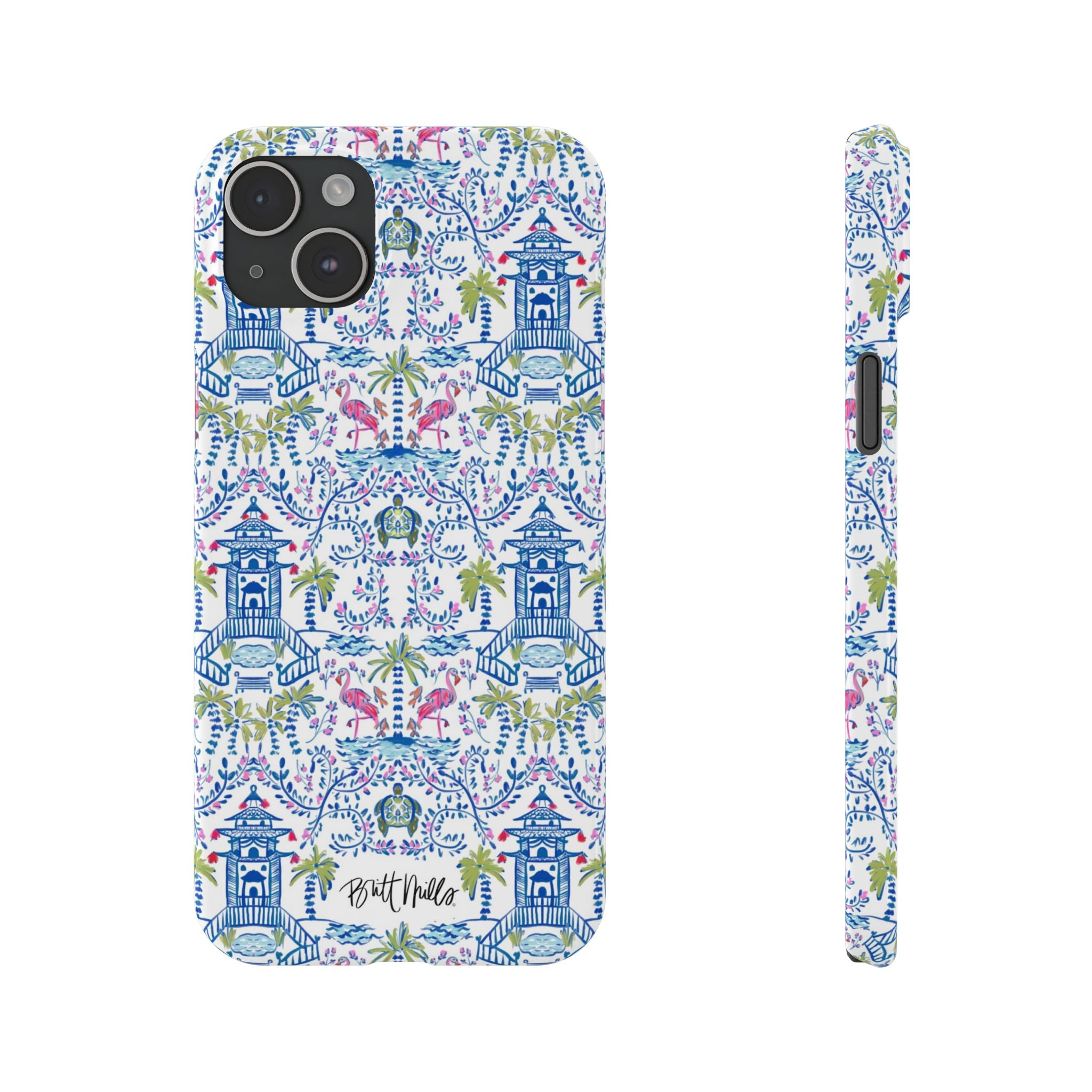 Colorful Chinoiserie Slim Phone Case