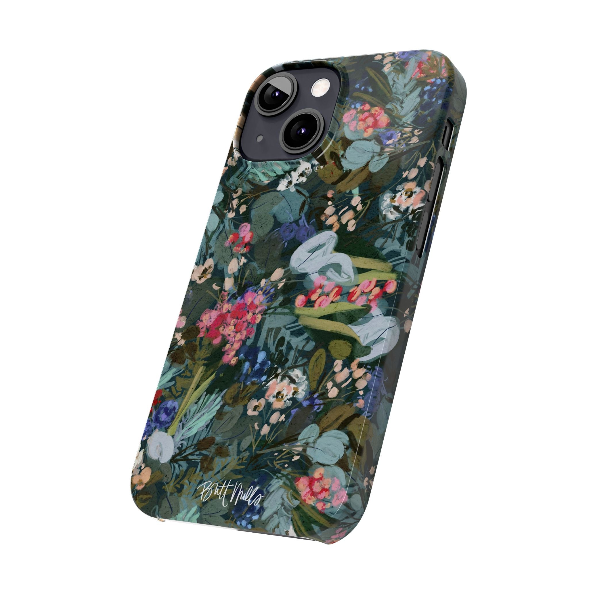 Winter Berry Slim Phone Case