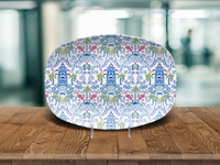 Colorful Coastal Chinoiserie Dinnerware Collection (Unbreakable and BPA-free)