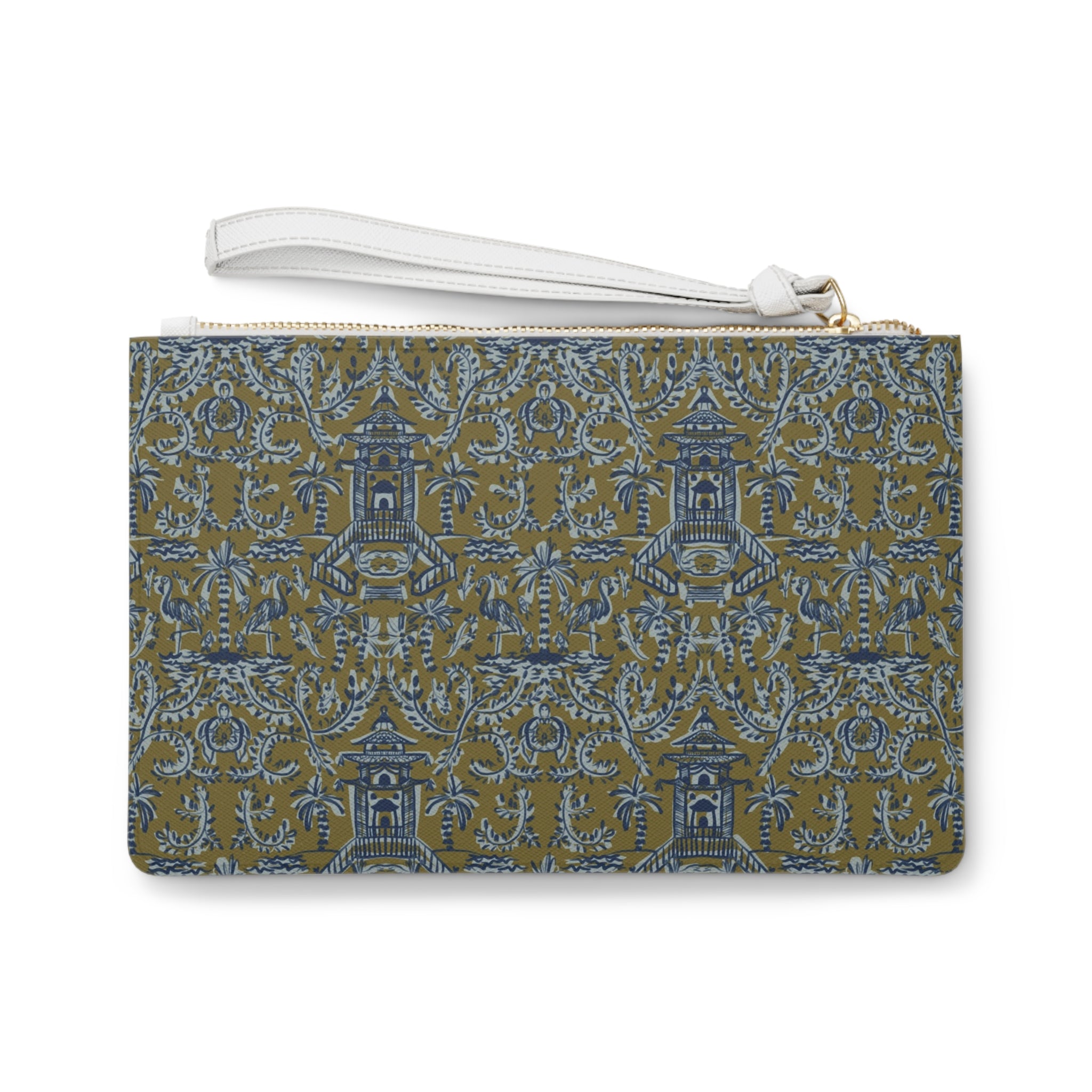 Soirée Striped Monogrammed Mahjong Card Holder