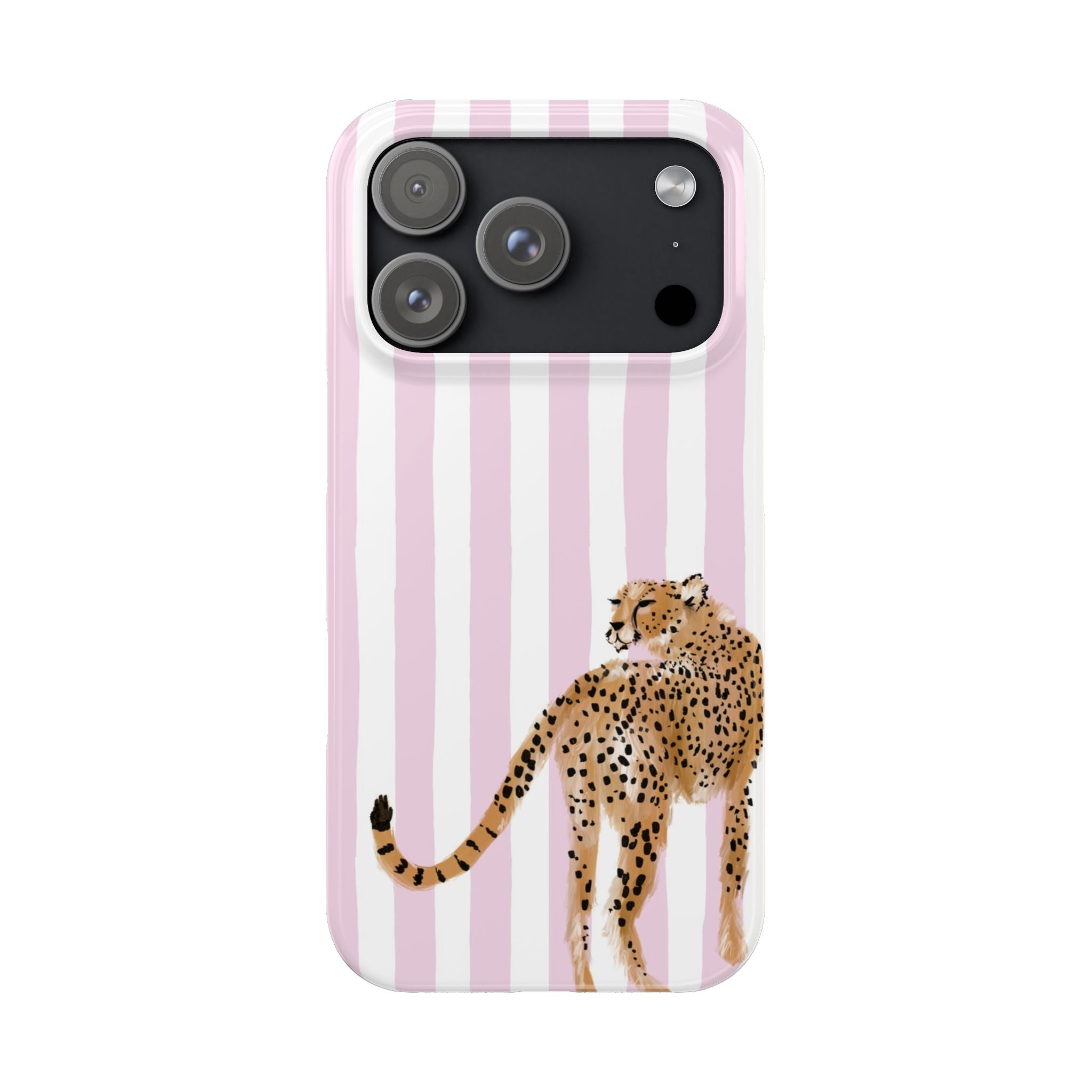 Preppy Cheetah Slim Phone Case