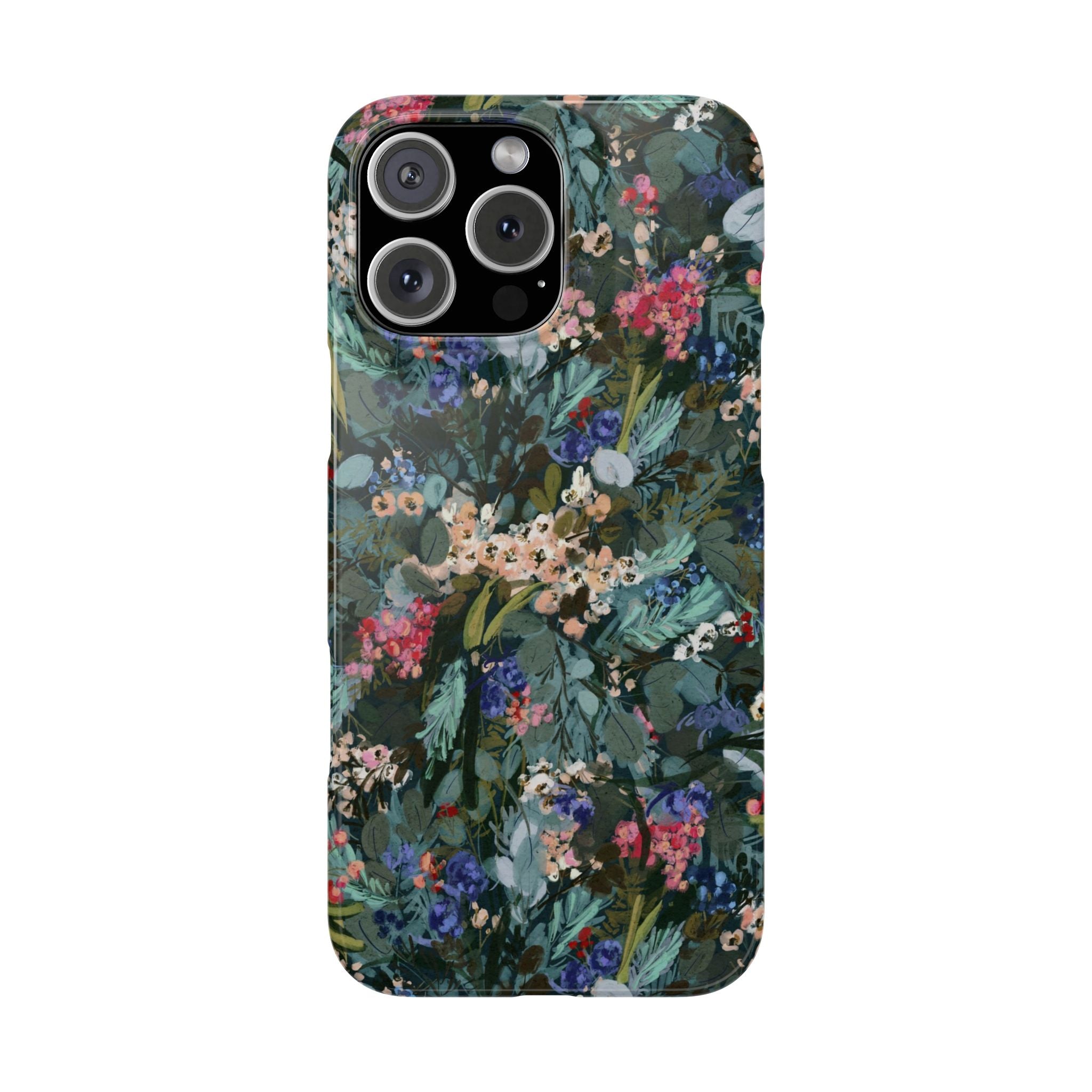 Winter Berry Slim Phone Case