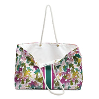 Daphne Striped Monogrammed Mahjong Bag